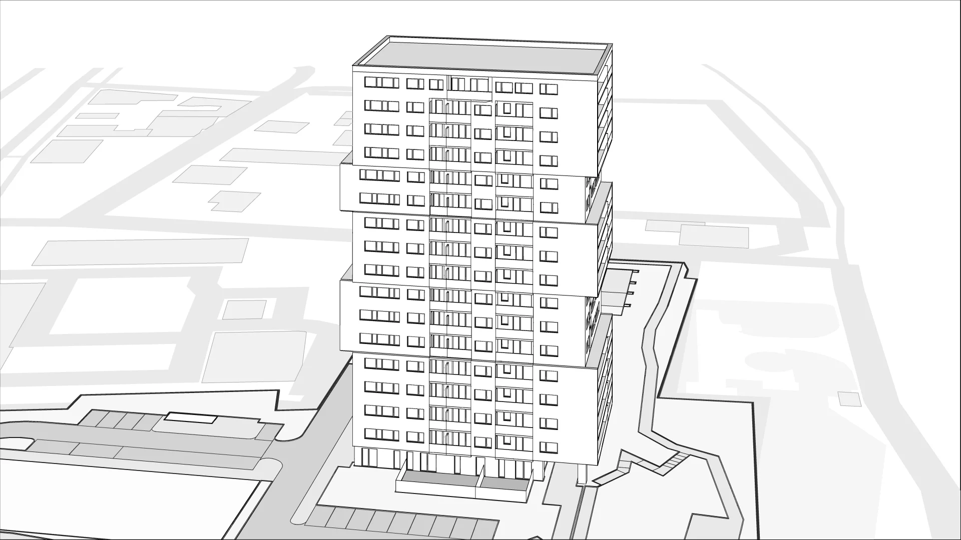 Wirtualna makieta 3D mieszkania 68.36 m², B.14.113