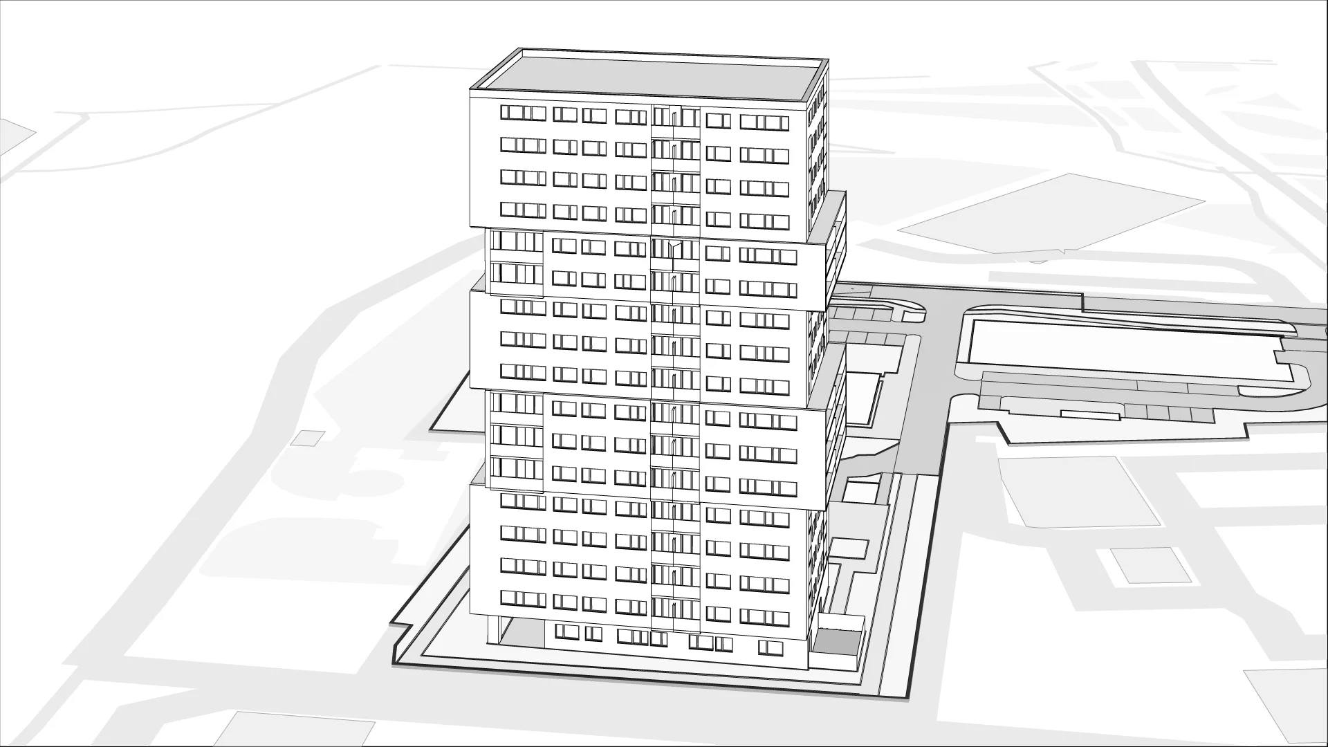 Wirtualna makieta 3D mieszkania 50.55 m², C.16.127