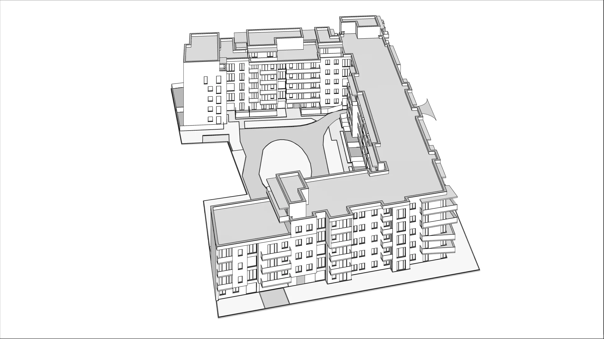 Wirtualna makieta 3D mieszkania 43.38 m², F.0.112