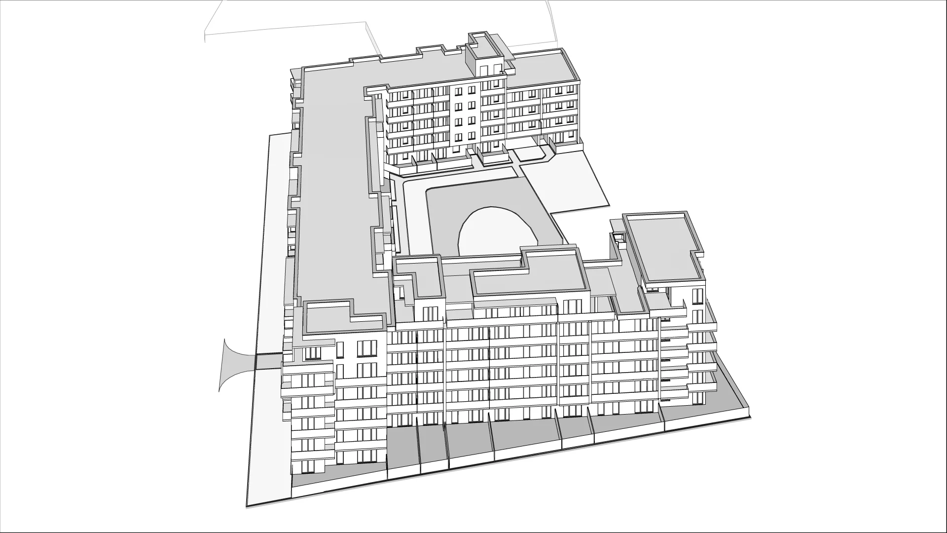 Wirtualna makieta 3D mieszkania 46.12 m², E.4.107