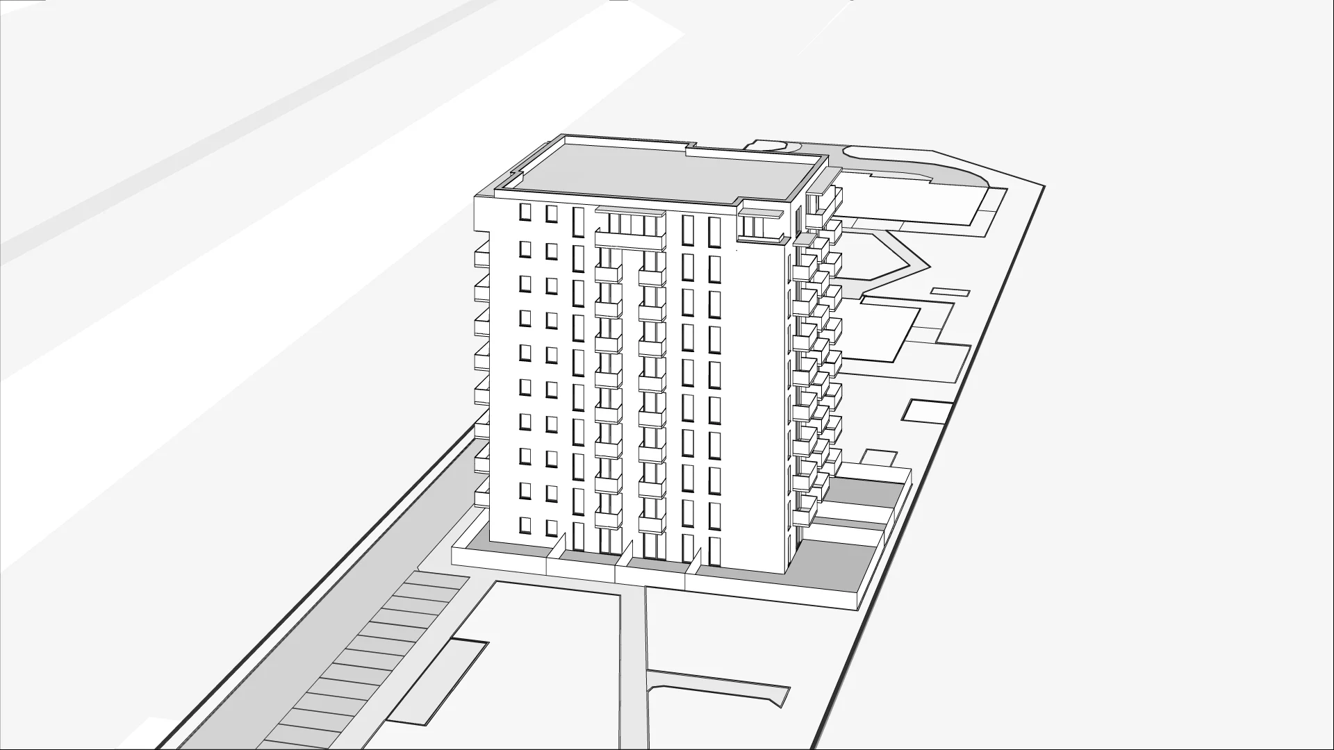 Wirtualna makieta 3D mieszkania 50.92 m², C.9.82