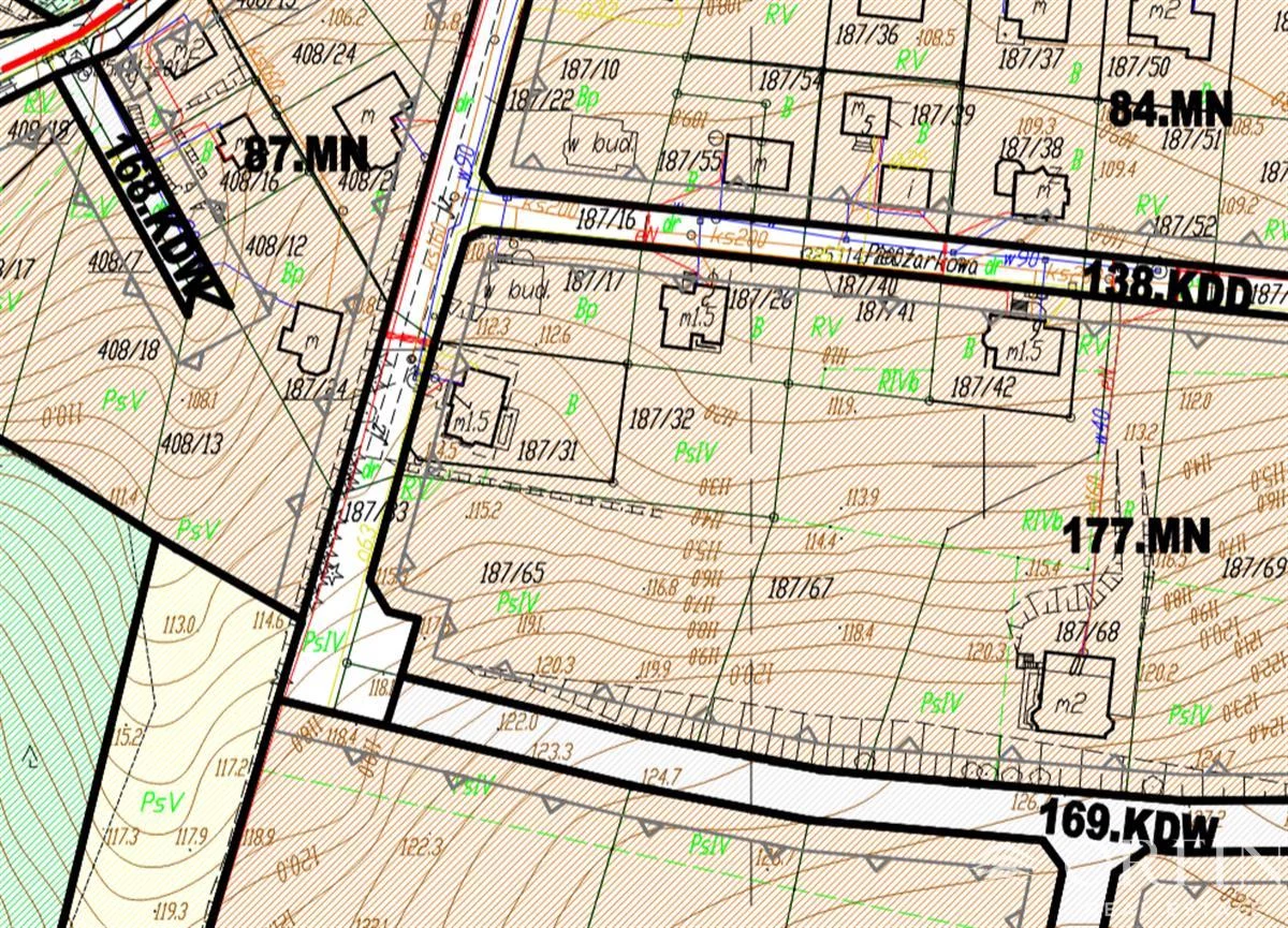Działka 960,00 m², oferta nr , OR017176, Pręgowo, Grzybowa