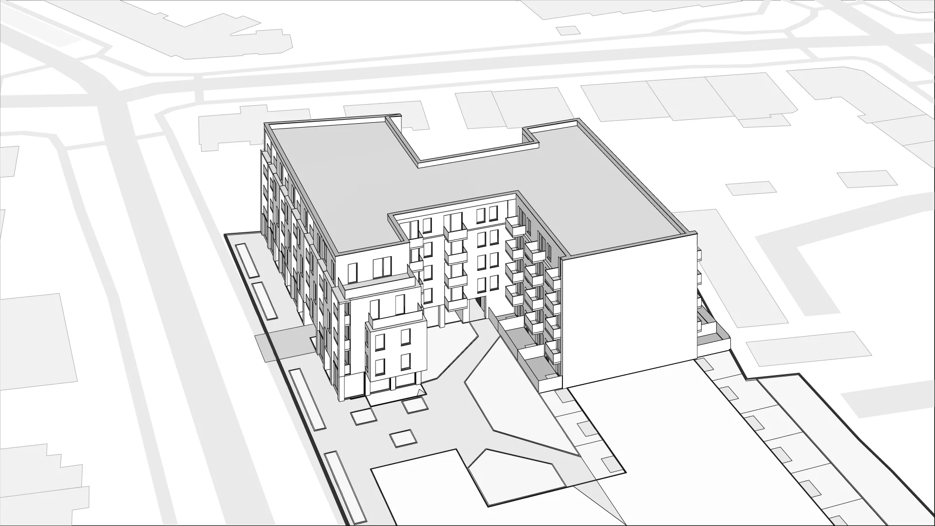 Wirtualna makieta 3D mieszkania 28.22 m², A.1.16