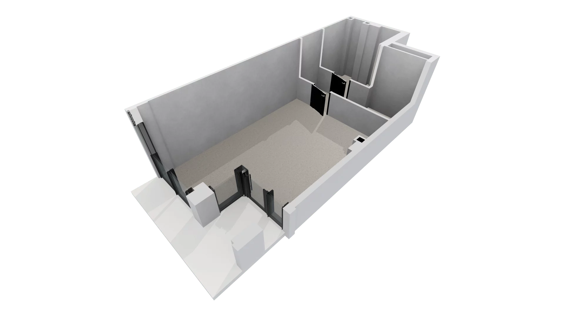 Lokal użytkowy 43,94 m², oferta nr G/U11, DOKI Living -  lokale usługowe, Gdańsk, Śródmieście, ul. Aleja Doki