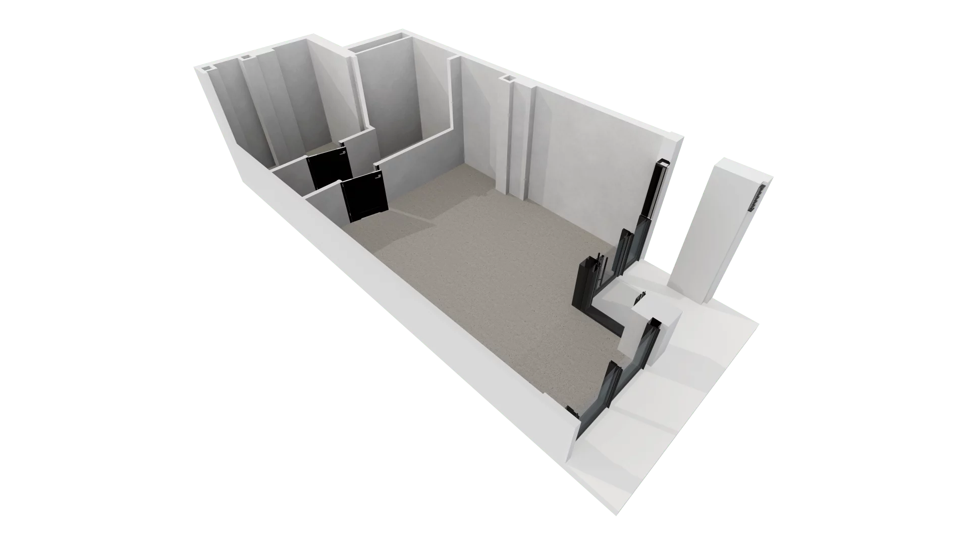 Lokal użytkowy 43,94 m², oferta nr G/U11, DOKI Living -  lokale usługowe, Gdańsk, Śródmieście, ul. Aleja Doki