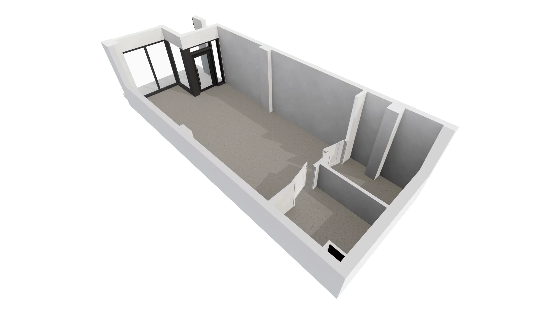 Lokal użytkowy 48,64 m², oferta nr G/U12, DOKI Living -  lokale usługowe, Gdańsk, Śródmieście, ul. Aleja Doki