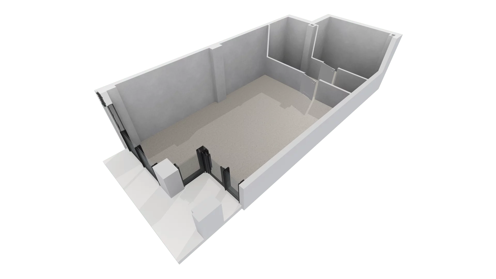 Lokal użytkowy 59,08 m², oferta nr G/U13, DOKI Living -  lokale usługowe, Gdańsk, Śródmieście, ul. Aleja Doki