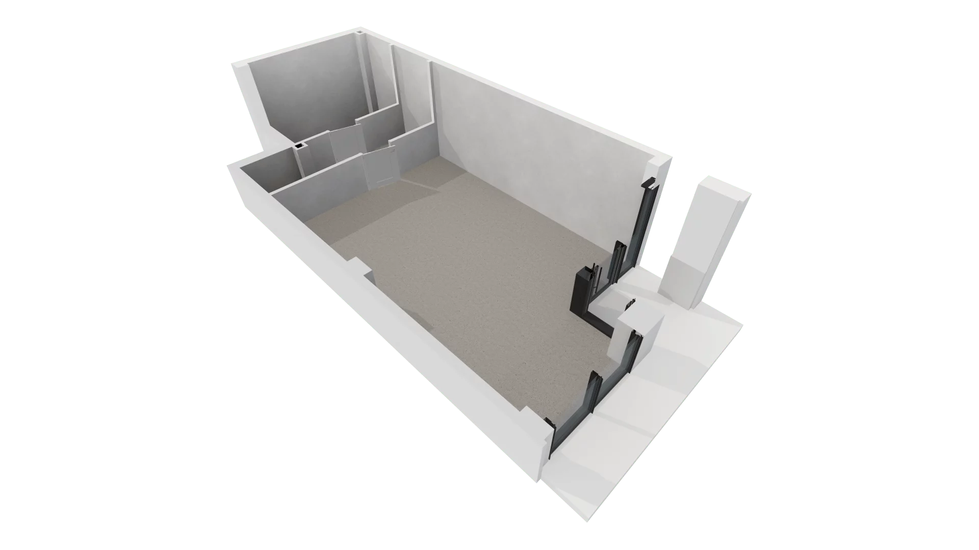 Lokal użytkowy 59,08 m², oferta nr G/U13, DOKI Living -  lokale usługowe, Gdańsk, Śródmieście, ul. Aleja Doki