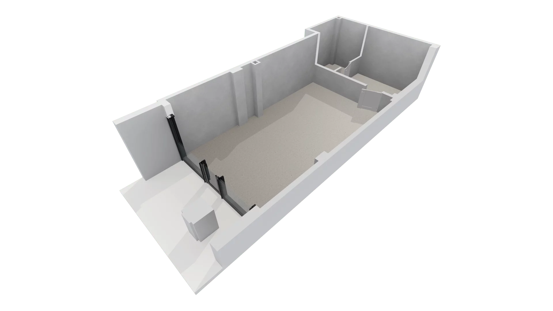 Lokal użytkowy 64,17 m², oferta nr G/U16, DOKI Living -  lokale usługowe, Gdańsk, Śródmieście, ul. Aleja Doki
