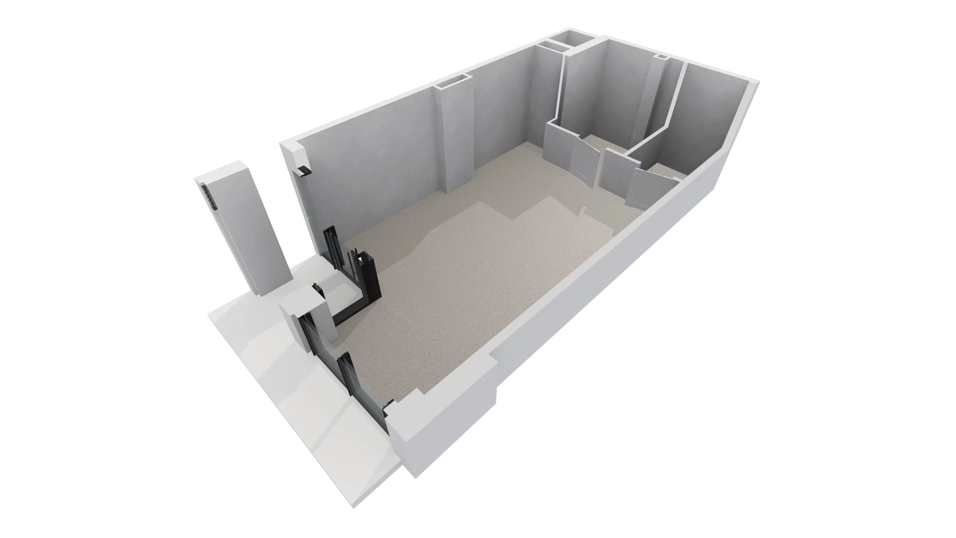 Lokal użytkowy 50,33 m², oferta nr G/U17, DOKI Living -  lokale usługowe, Gdańsk, Śródmieście, ul. Aleja Doki