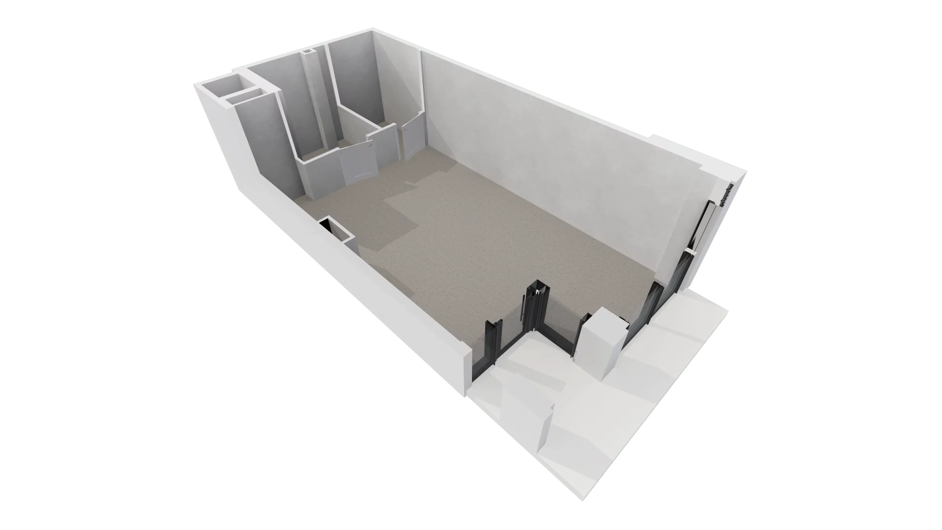 Lokal użytkowy 50,33 m², oferta nr G/U17, DOKI Living -  lokale usługowe, Gdańsk, Śródmieście, ul. Aleja Doki