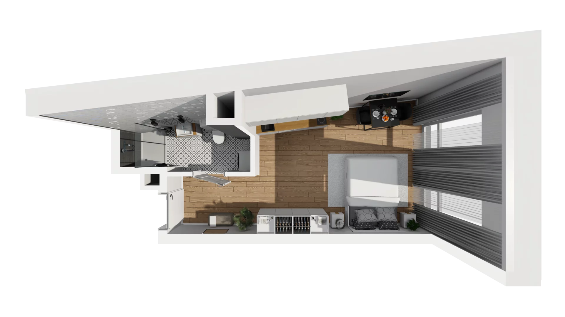 Lokal użytkowy 26,35 m², oferta nr B/1, Jaskółcza - lokale usługowe, Gdańsk, Śródmieście, Dolne Miasto, ul. Jaskółcza