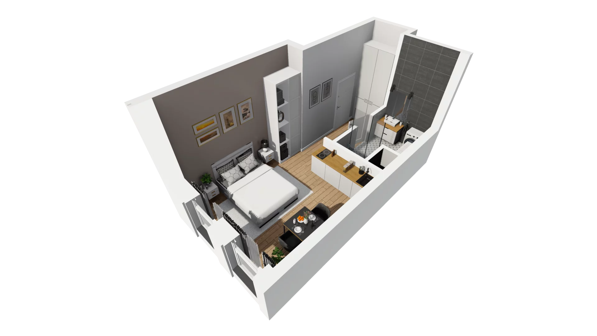 Lokal użytkowy 22,79 m², oferta nr B/2, Jaskółcza - lokale usługowe, Gdańsk, Śródmieście, Dolne Miasto, ul. Jaskółcza