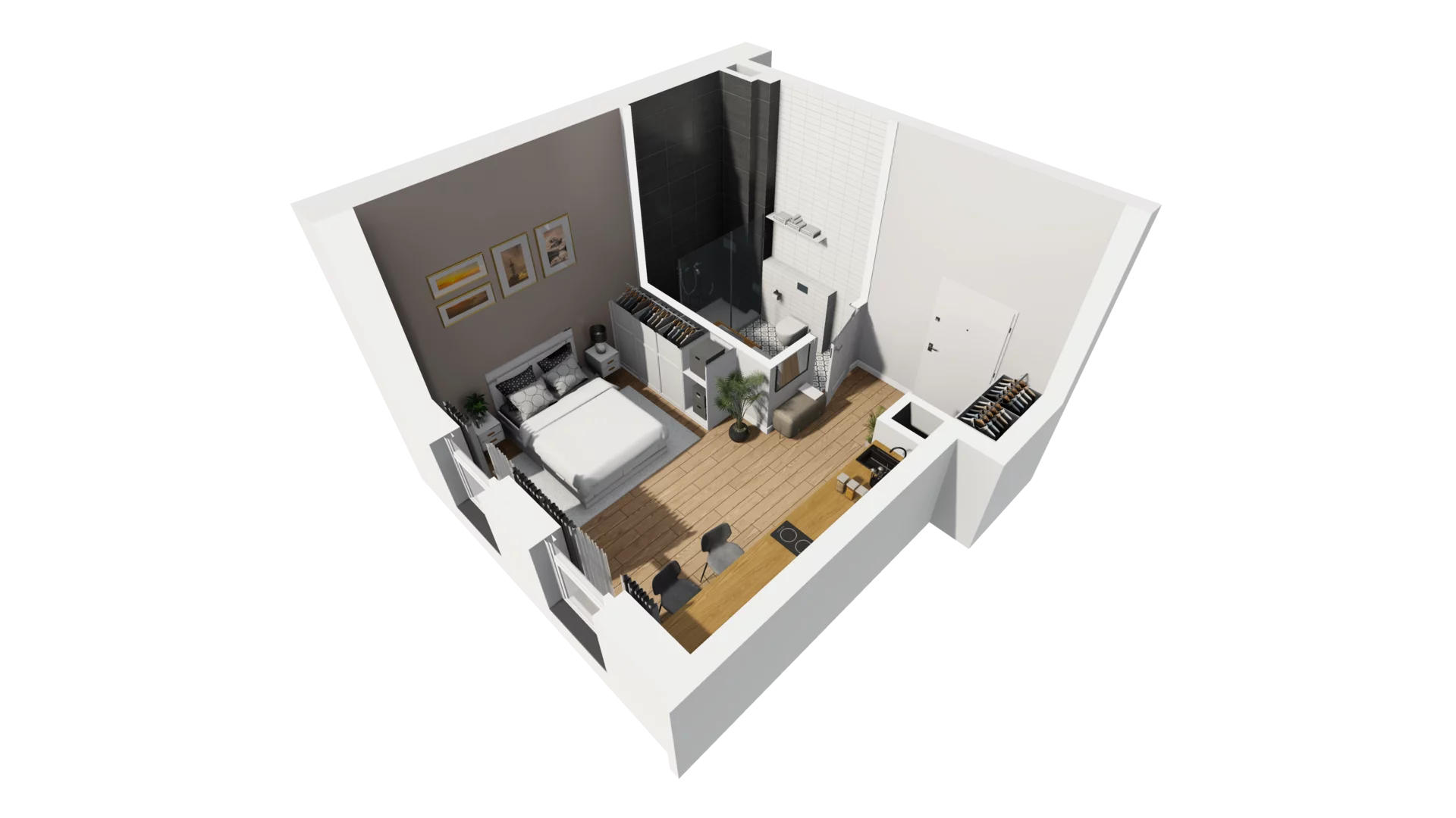 Lokal użytkowy 24,78 m², oferta nr B/3, Jaskółcza - lokale usługowe, Gdańsk, Śródmieście, Dolne Miasto, ul. Jaskółcza