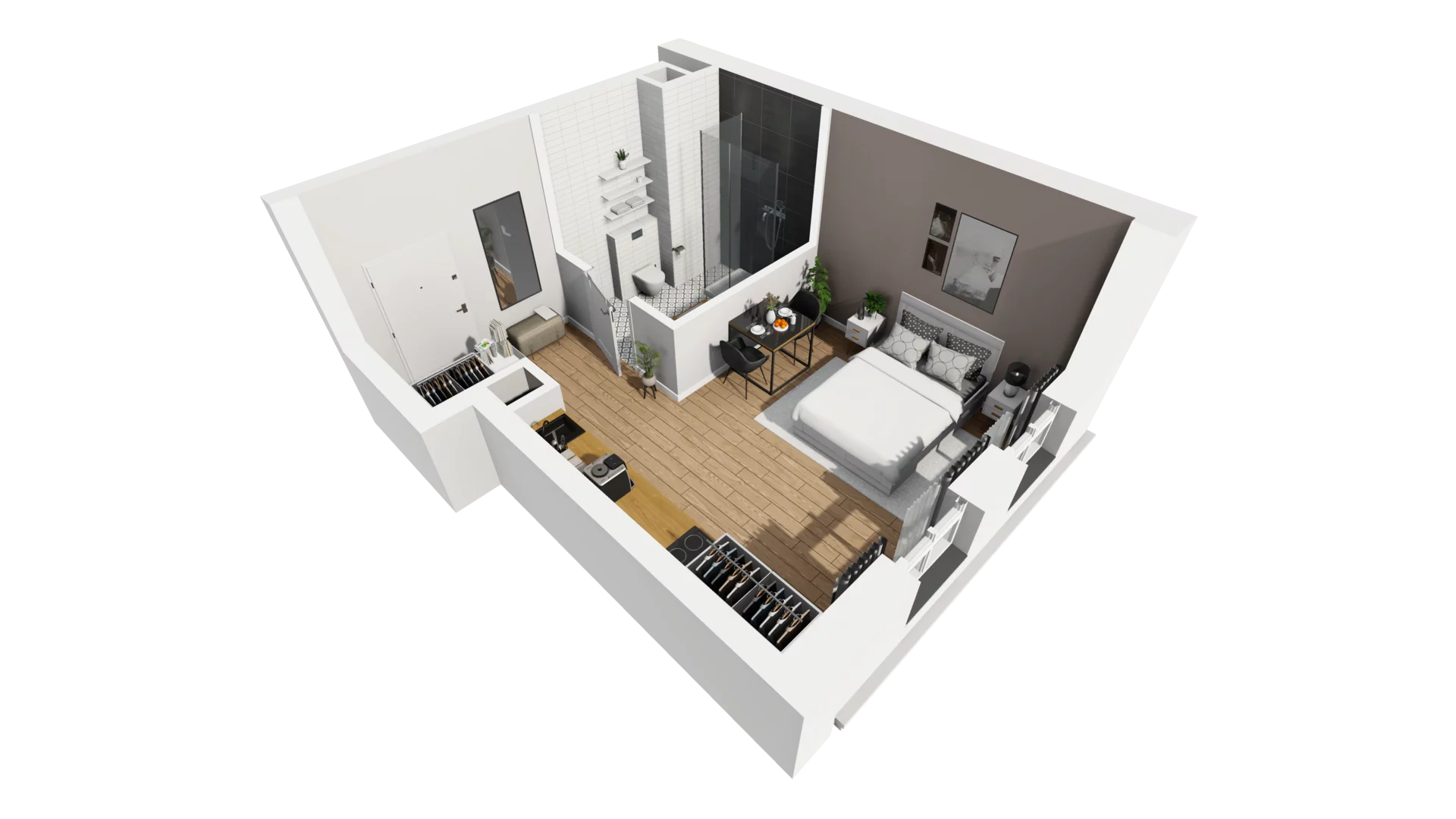 Lokal użytkowy 28,92 m², oferta nr B/4, Jaskółcza - lokale usługowe, Gdańsk, Śródmieście, Dolne Miasto, ul. Jaskółcza