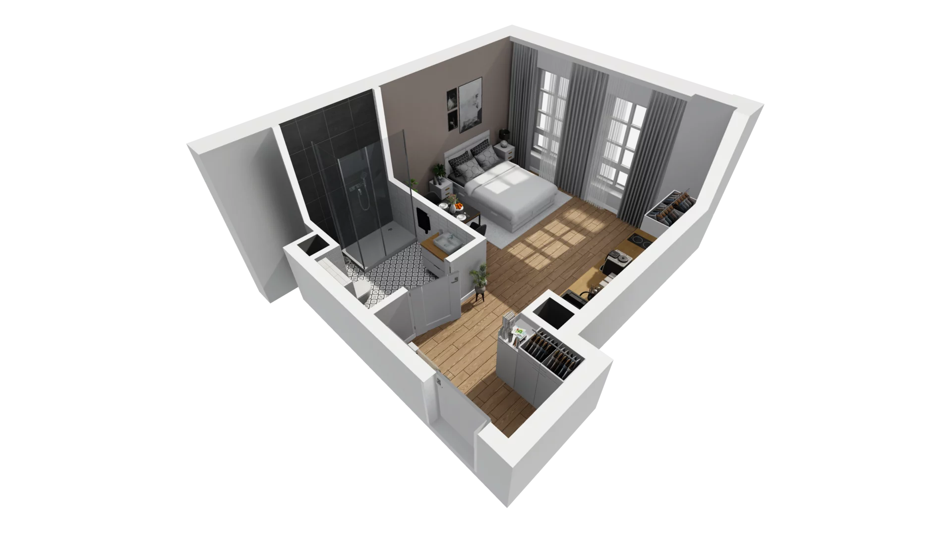 Lokal użytkowy 28,92 m², oferta nr B/4, Jaskółcza - lokale usługowe, Gdańsk, Śródmieście, Dolne Miasto, ul. Jaskółcza
