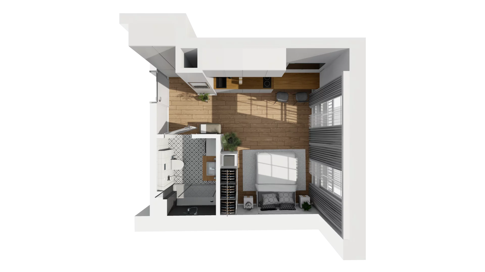 Lokal użytkowy 24,80 m², oferta nr B/8, Jaskółcza - lokale usługowe, Gdańsk, Śródmieście, Dolne Miasto, ul. Jaskółcza
