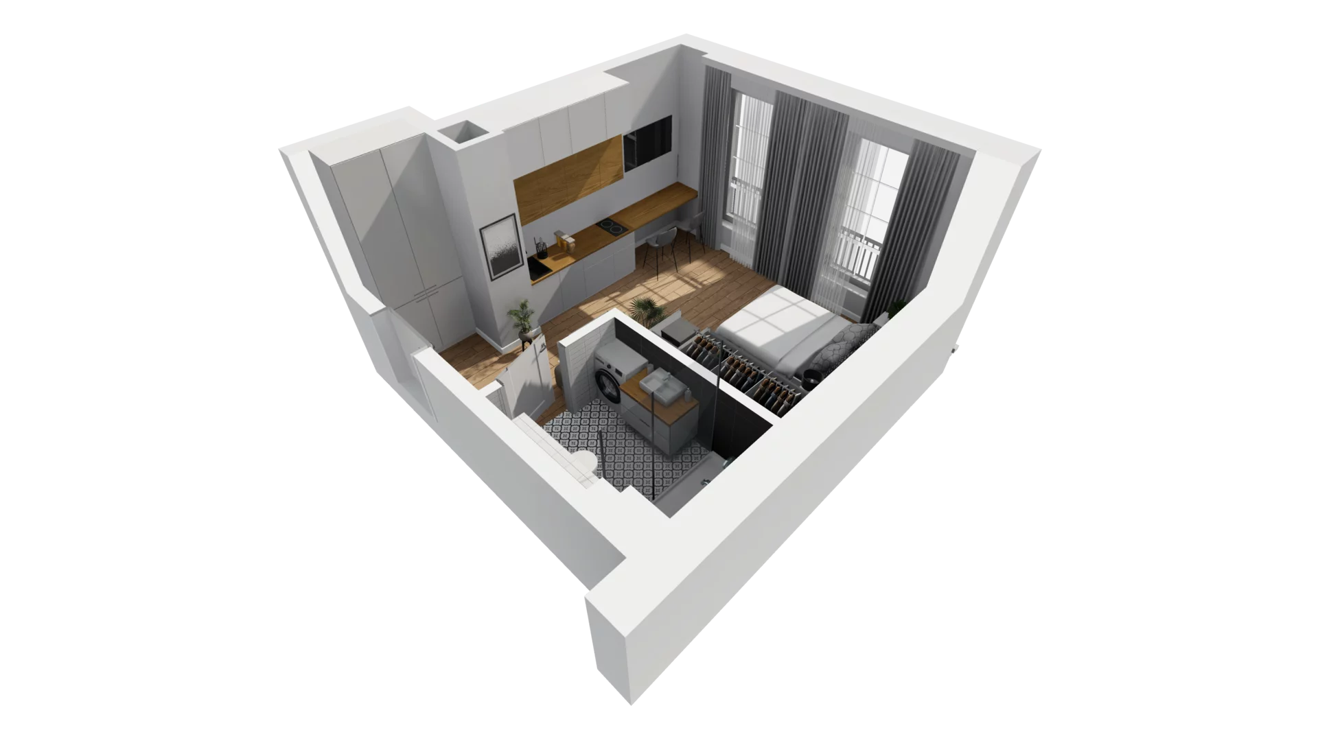 Lokal użytkowy 24,80 m², oferta nr B/8, Jaskółcza - lokale usługowe, Gdańsk, Śródmieście, Dolne Miasto, ul. Jaskółcza