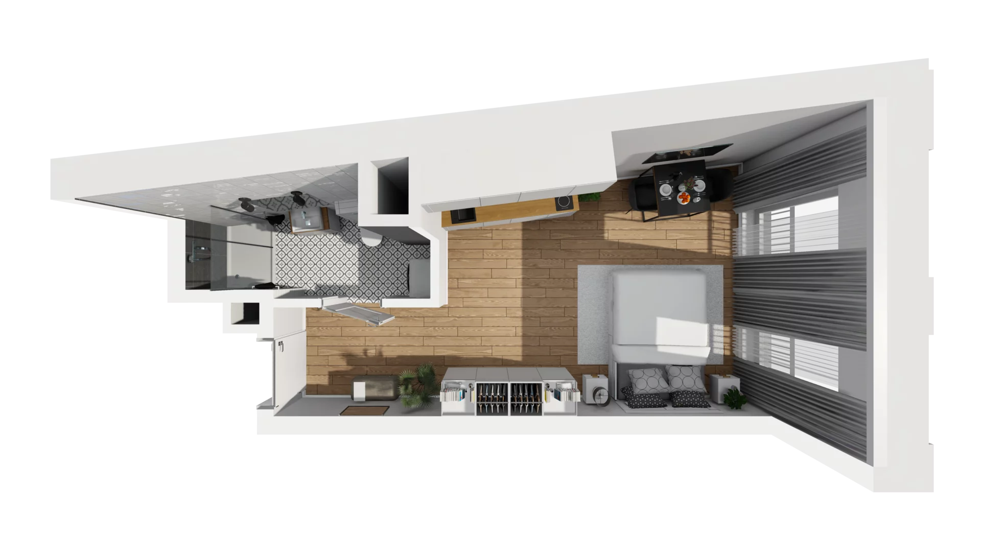 Lokal użytkowy 26,29 m², oferta nr B/11, Jaskółcza - lokale usługowe, Gdańsk, Śródmieście, Dolne Miasto, ul. Jaskółcza