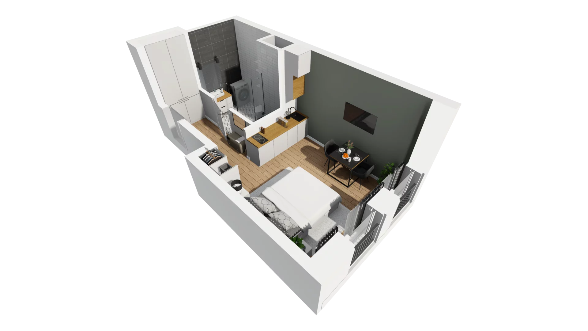 Lokal użytkowy 22,79 m², oferta nr B/12, Jaskółcza - lokale usługowe, Gdańsk, Śródmieście, Dolne Miasto, ul. Jaskółcza