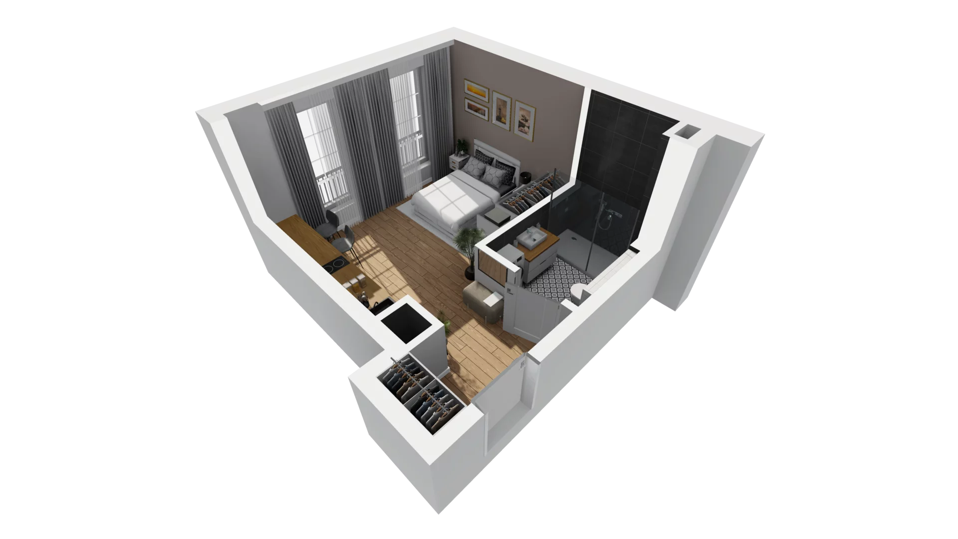 Lokal użytkowy 24,70 m², oferta nr B/13, Jaskółcza - lokale usługowe, Gdańsk, Śródmieście, Dolne Miasto, ul. Jaskółcza