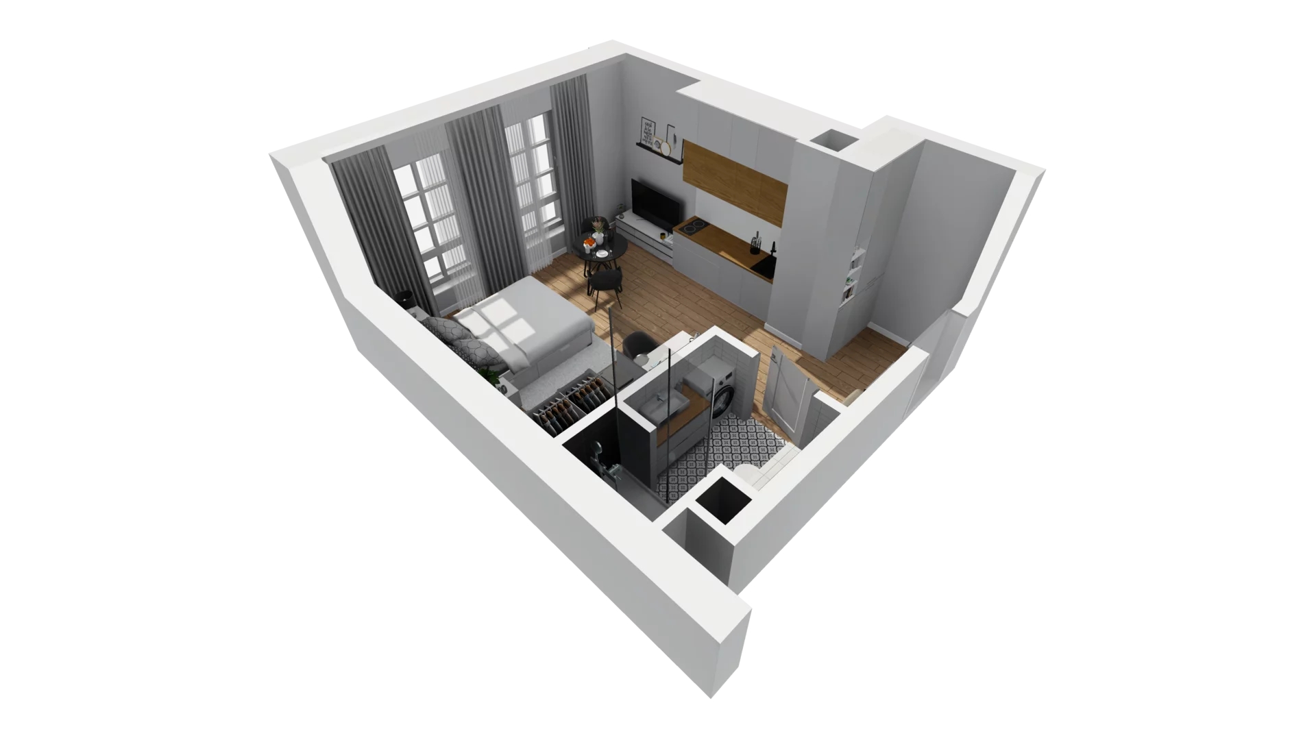 Lokal użytkowy 28,98 m², oferta nr B/9, Jaskółcza - lokale usługowe, Gdańsk, Śródmieście, Dolne Miasto, ul. Jaskółcza