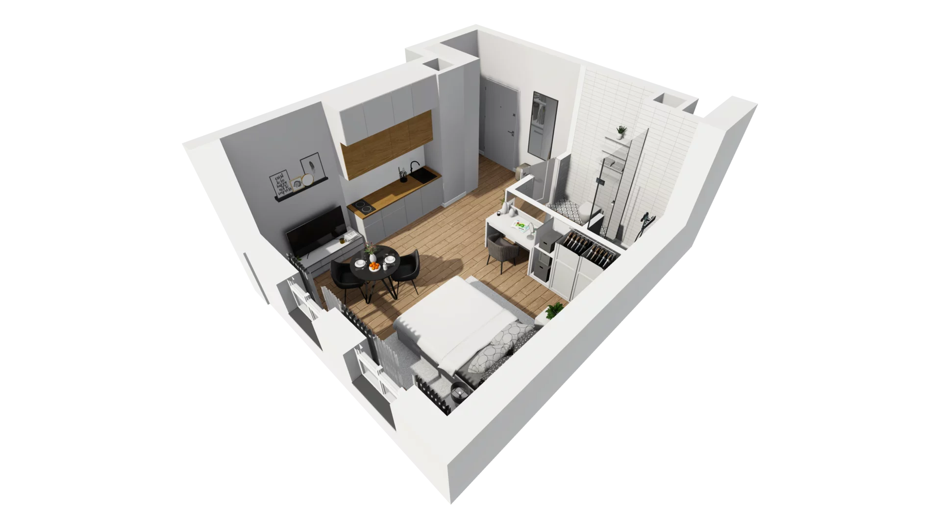 Lokal użytkowy 28,98 m², oferta nr B/9, Jaskółcza - lokale usługowe, Gdańsk, Śródmieście, Dolne Miasto, ul. Jaskółcza