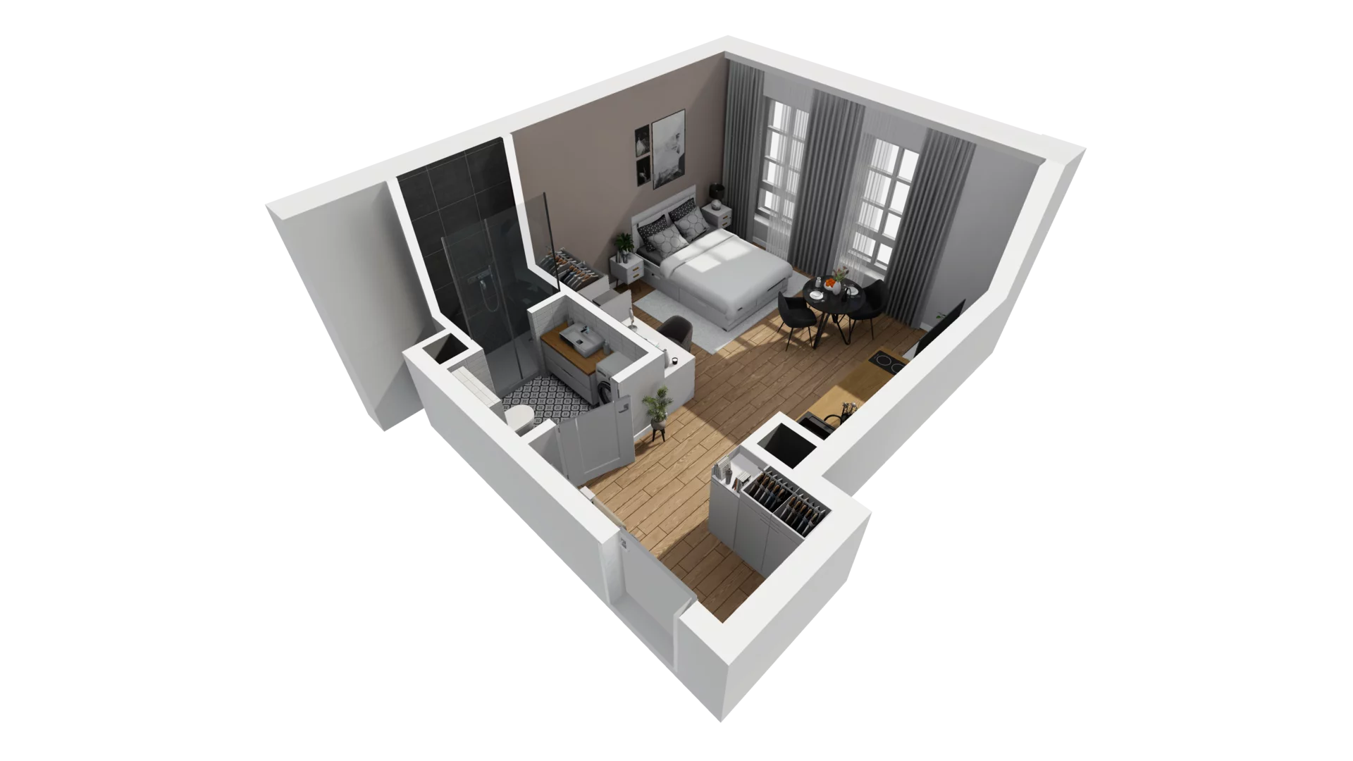 Lokal użytkowy 28,98 m², oferta nr B/9, Jaskółcza - lokale usługowe, Gdańsk, Śródmieście, Dolne Miasto, ul. Jaskółcza