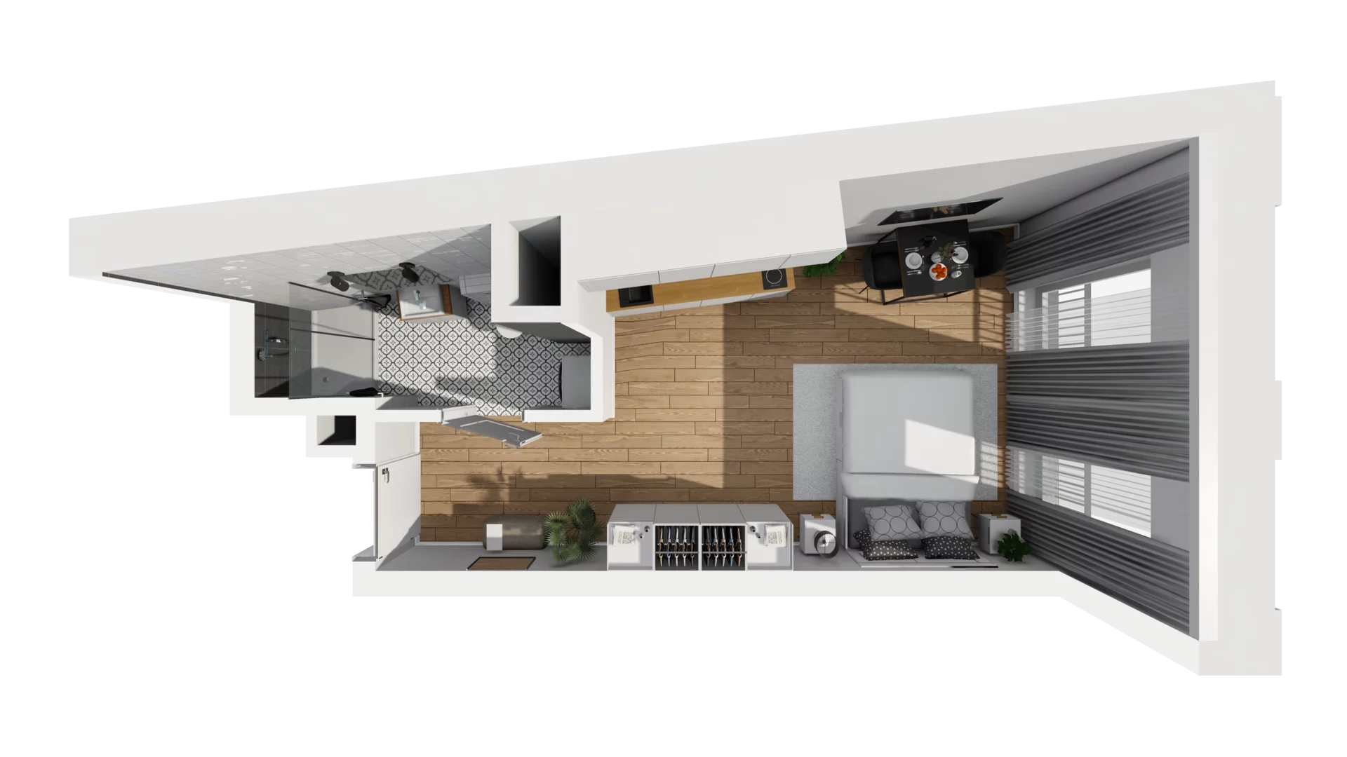 Lokal użytkowy 26,25 m², oferta nr B/16, Jaskółcza - lokale usługowe, Gdańsk, Śródmieście, Dolne Miasto, ul. Jaskółcza