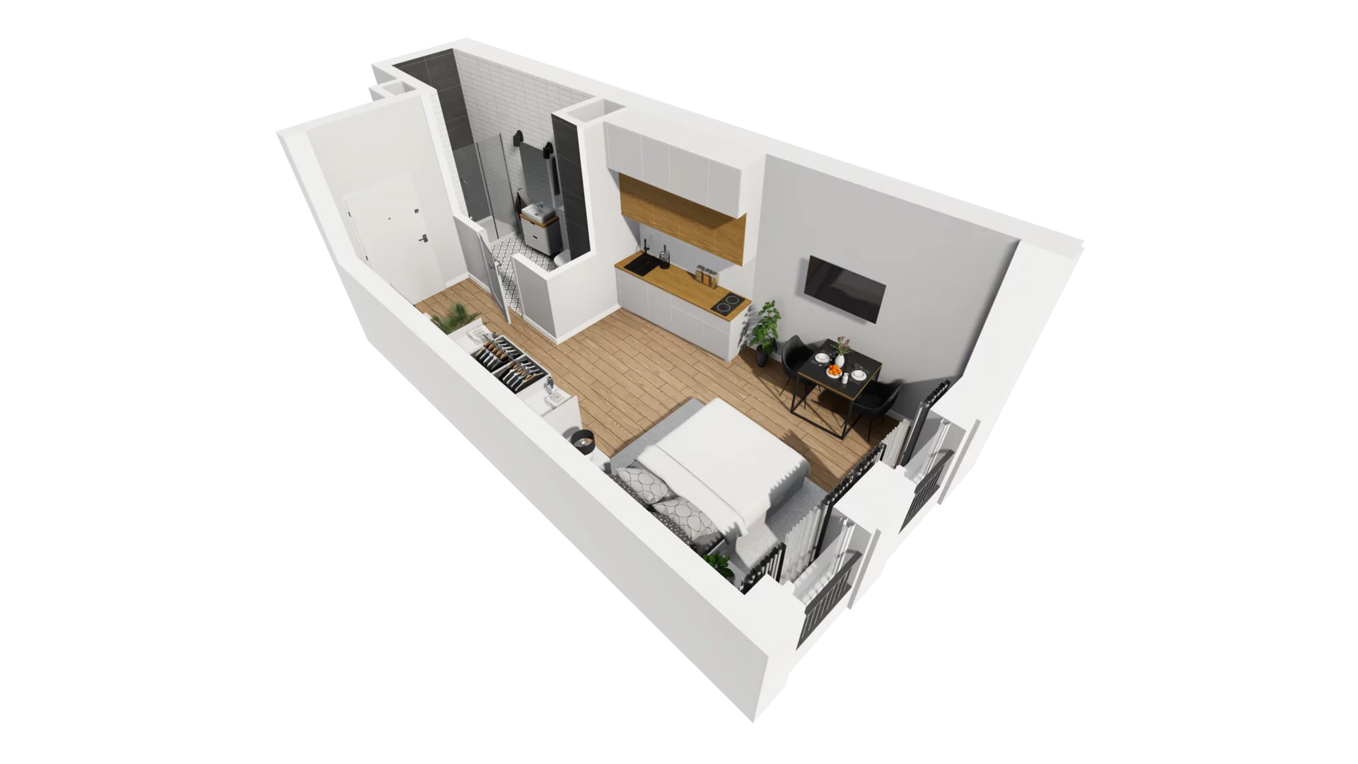 Lokal użytkowy 26,25 m², oferta nr B/16, Jaskółcza - lokale usługowe, Gdańsk, Śródmieście, Dolne Miasto, ul. Jaskółcza
