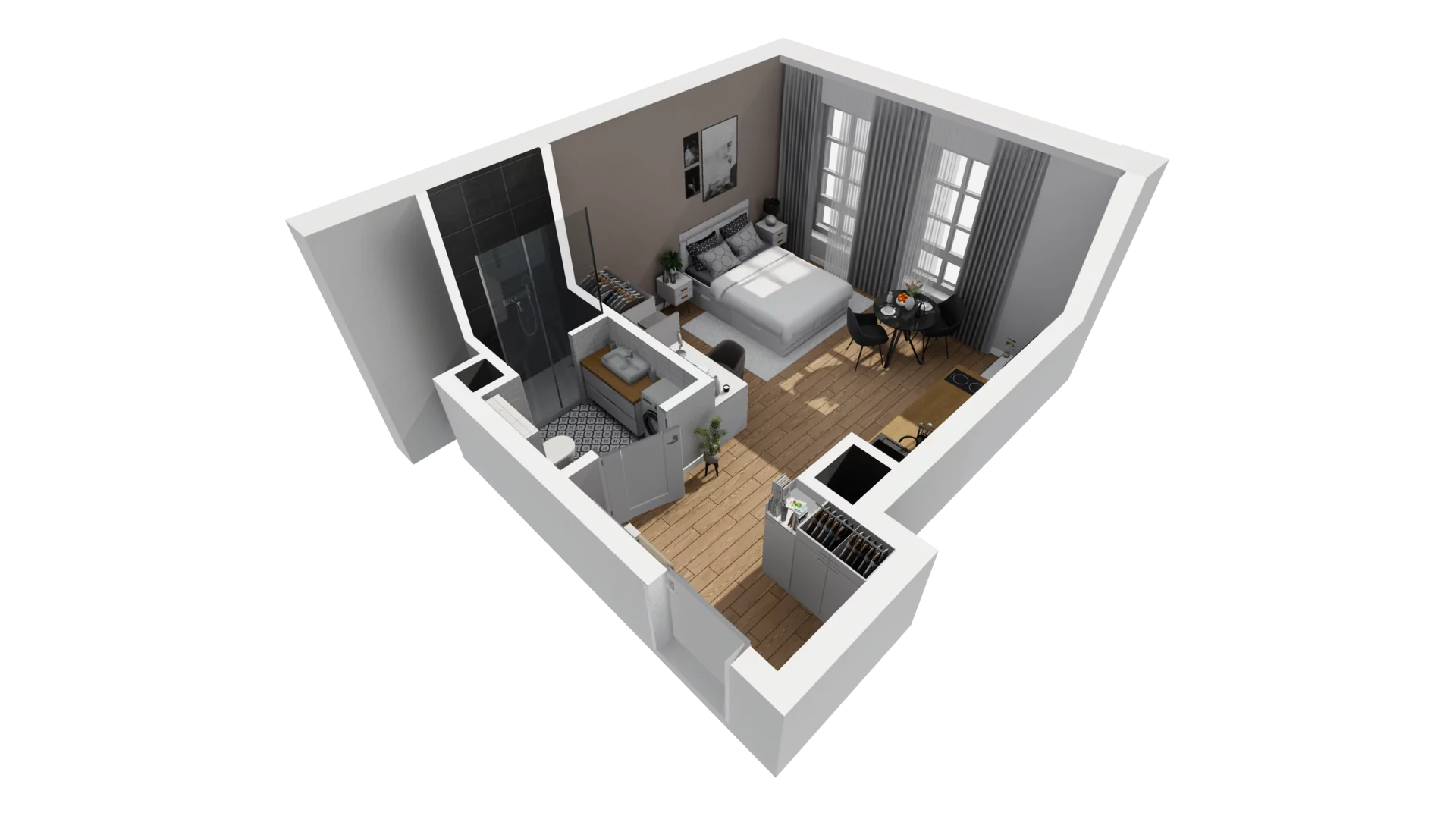 Lokal użytkowy 28,86 m², oferta nr B/19, Jaskółcza - lokale usługowe, Gdańsk, Śródmieście, Dolne Miasto, ul. Jaskółcza