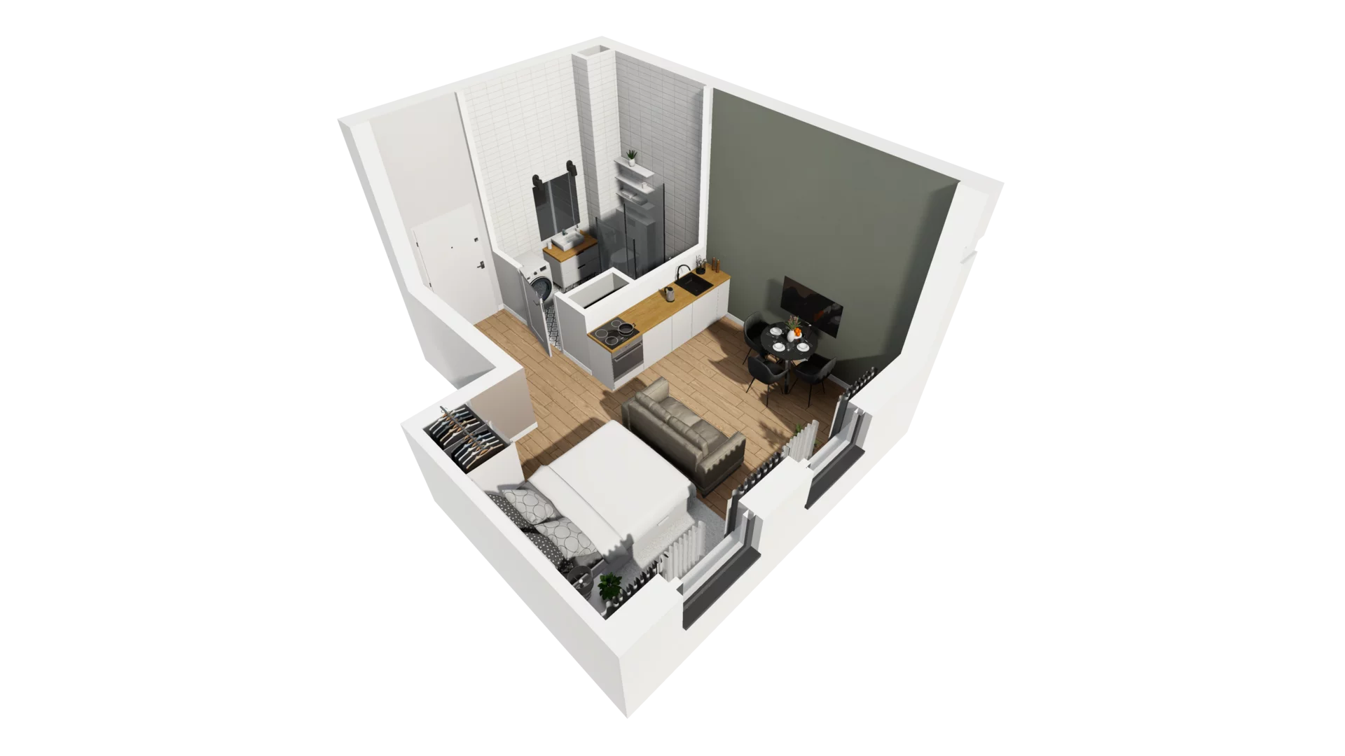 Lokal użytkowy 26,17 m², oferta nr A/201, Esencja - lokale usługowe, Gdańsk, Śródmieście, Dolne Miasto, ul. Kamienna Grobla / Jałmużnicza