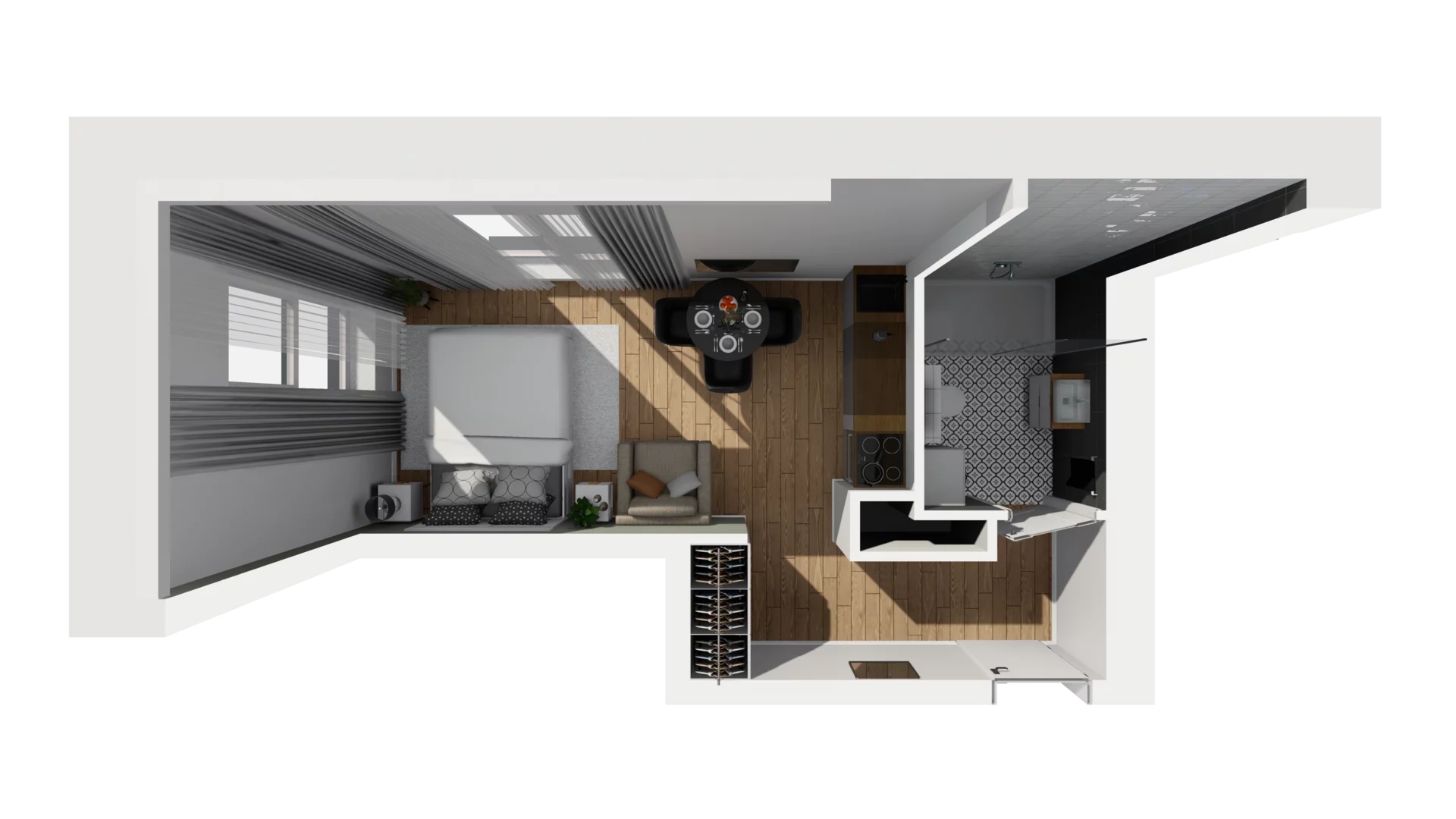 Lokal użytkowy 26,90 m², oferta nr A/202, Esencja - lokale usługowe, Gdańsk, Śródmieście, Dolne Miasto, ul. Kamienna Grobla / Jałmużnicza