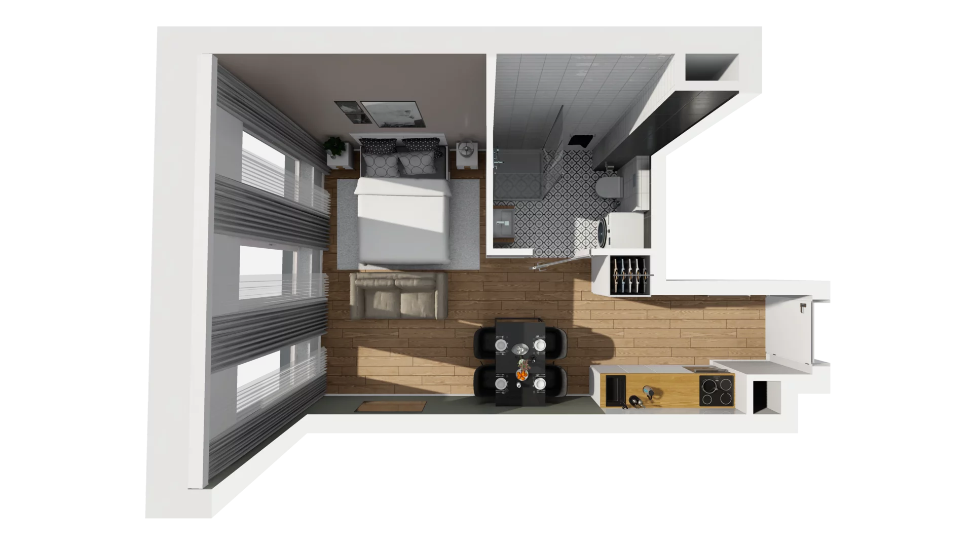 Lokal użytkowy 26,84 m², oferta nr A/204, Esencja - lokale usługowe, Gdańsk, Śródmieście, Dolne Miasto, ul. Kamienna Grobla / Jałmużnicza
