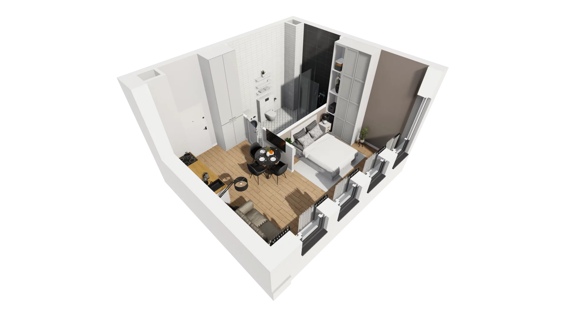 Lokal użytkowy 31,12 m², oferta nr A/205, Esencja - lokale usługowe, Gdańsk, Śródmieście, Dolne Miasto, ul. Kamienna Grobla / Jałmużnicza