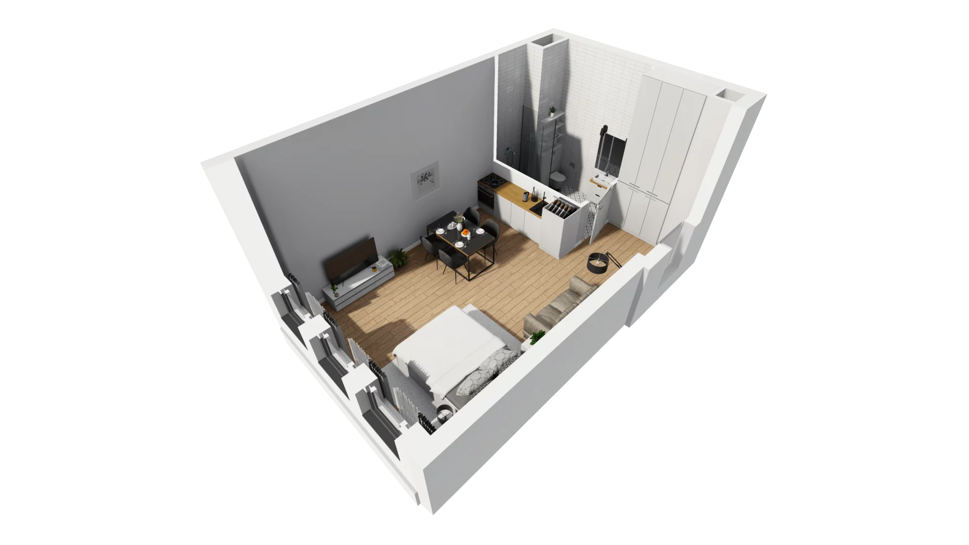 Lokal użytkowy 31,98 m², oferta nr A/206, Esencja - lokale usługowe, Gdańsk, Śródmieście, Dolne Miasto, ul. Kamienna Grobla / Jałmużnicza