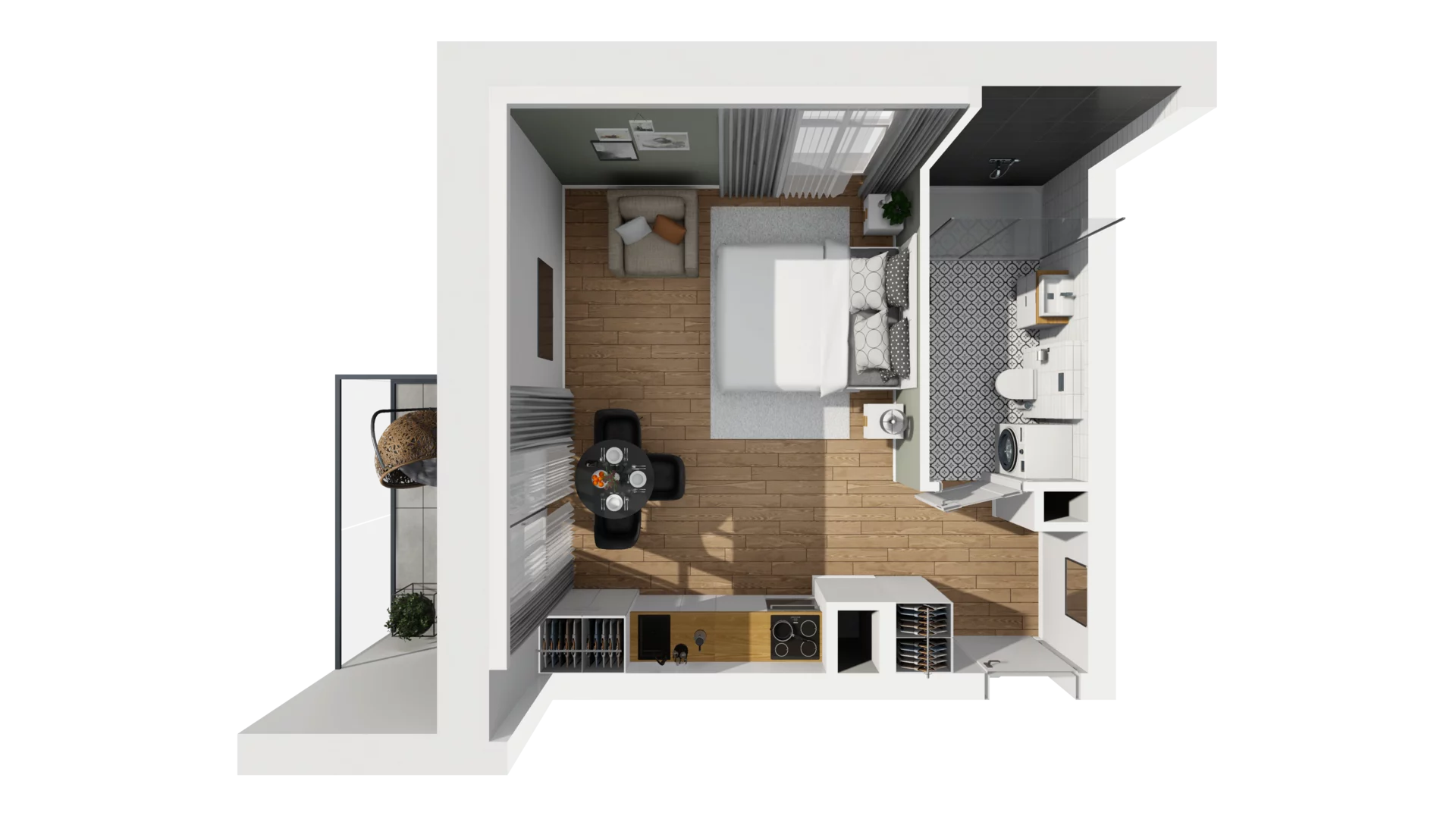 Lokal użytkowy 30,71 m², oferta nr A/209, Esencja - lokale usługowe, Gdańsk, Śródmieście, Dolne Miasto, ul. Kamienna Grobla / Jałmużnicza