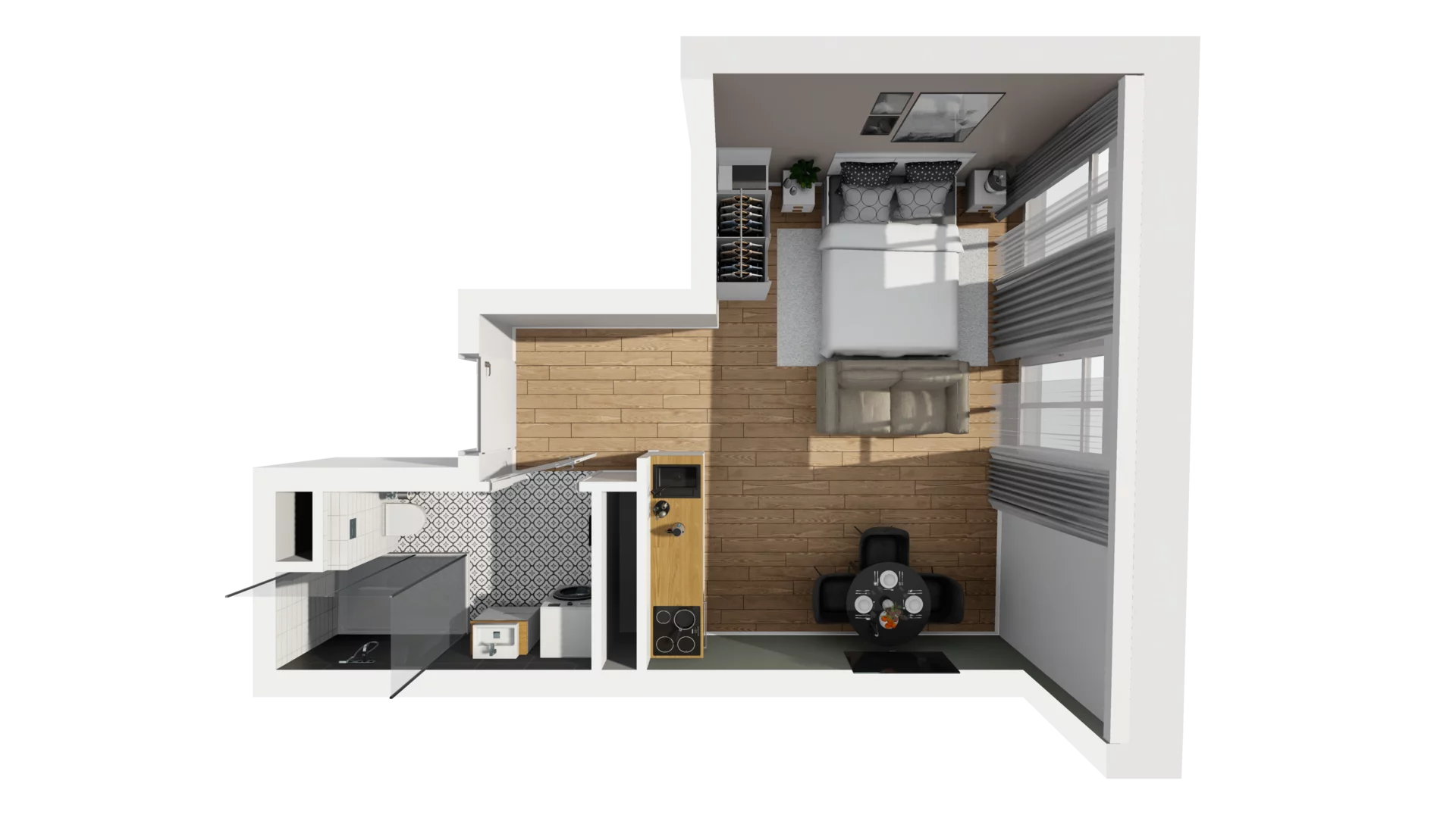 Lokal użytkowy 27,06 m², oferta nr A/212, Esencja - lokale usługowe, Gdańsk, Śródmieście, Dolne Miasto, ul. Kamienna Grobla / Jałmużnicza