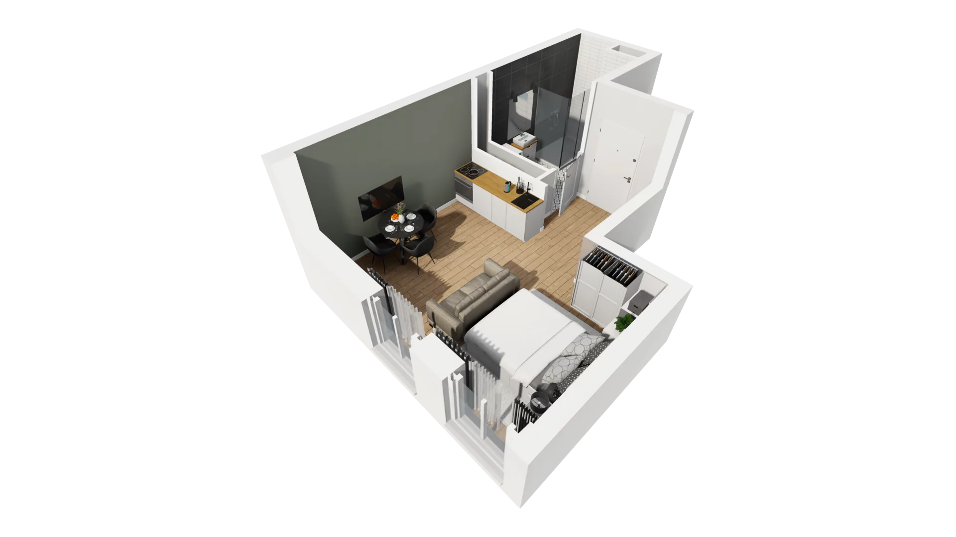 Lokal użytkowy 27,06 m², oferta nr A/212, Esencja - lokale usługowe, Gdańsk, Śródmieście, Dolne Miasto, ul. Kamienna Grobla / Jałmużnicza