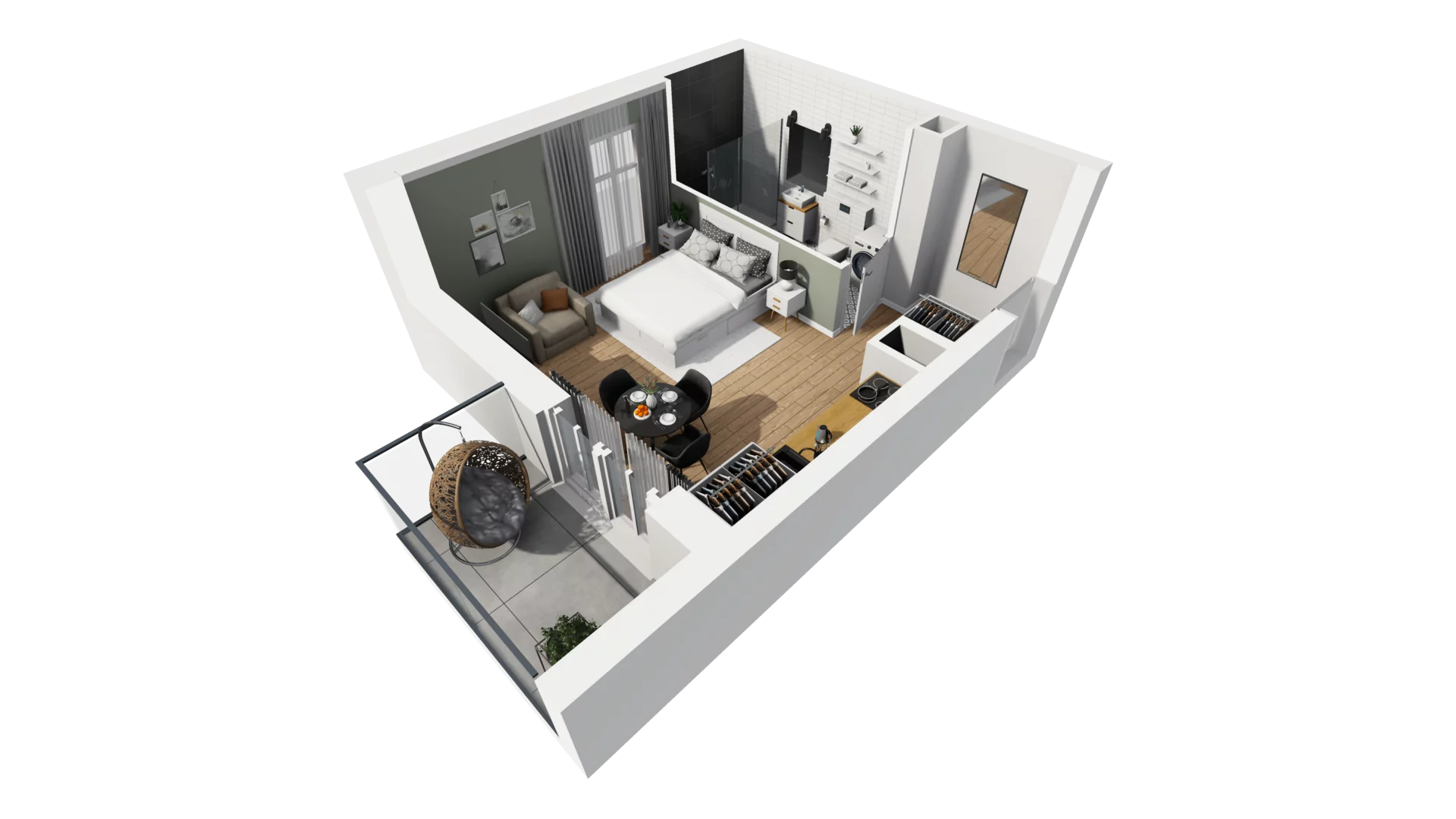 Lokal użytkowy 30,71 m², oferta nr A/217, Esencja - lokale usługowe, Gdańsk, Śródmieście, Dolne Miasto, ul. Kamienna Grobla / Jałmużnicza
