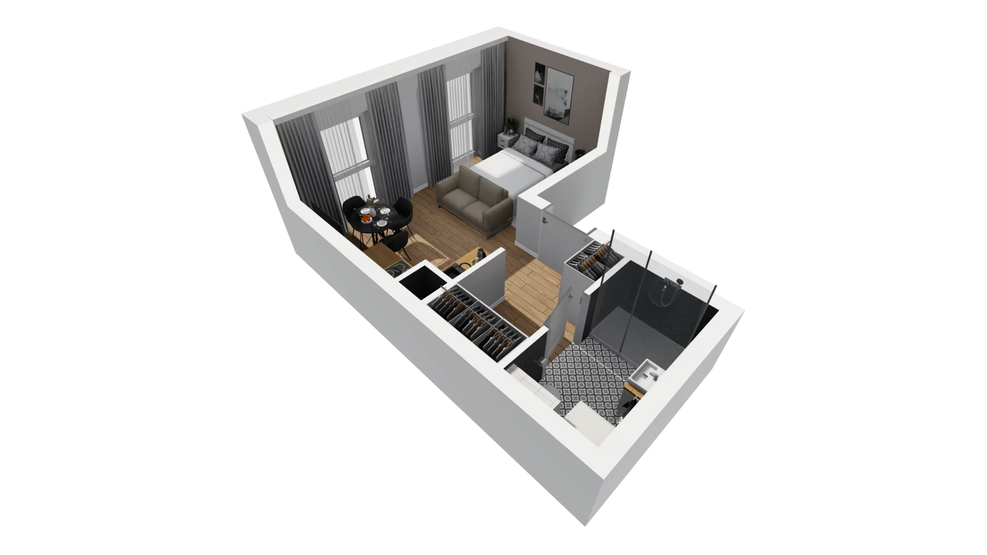 Lokal użytkowy 25,15 m², oferta nr A/223, Esencja - lokale usługowe, Gdańsk, Śródmieście, Dolne Miasto, ul. Kamienna Grobla / Jałmużnicza