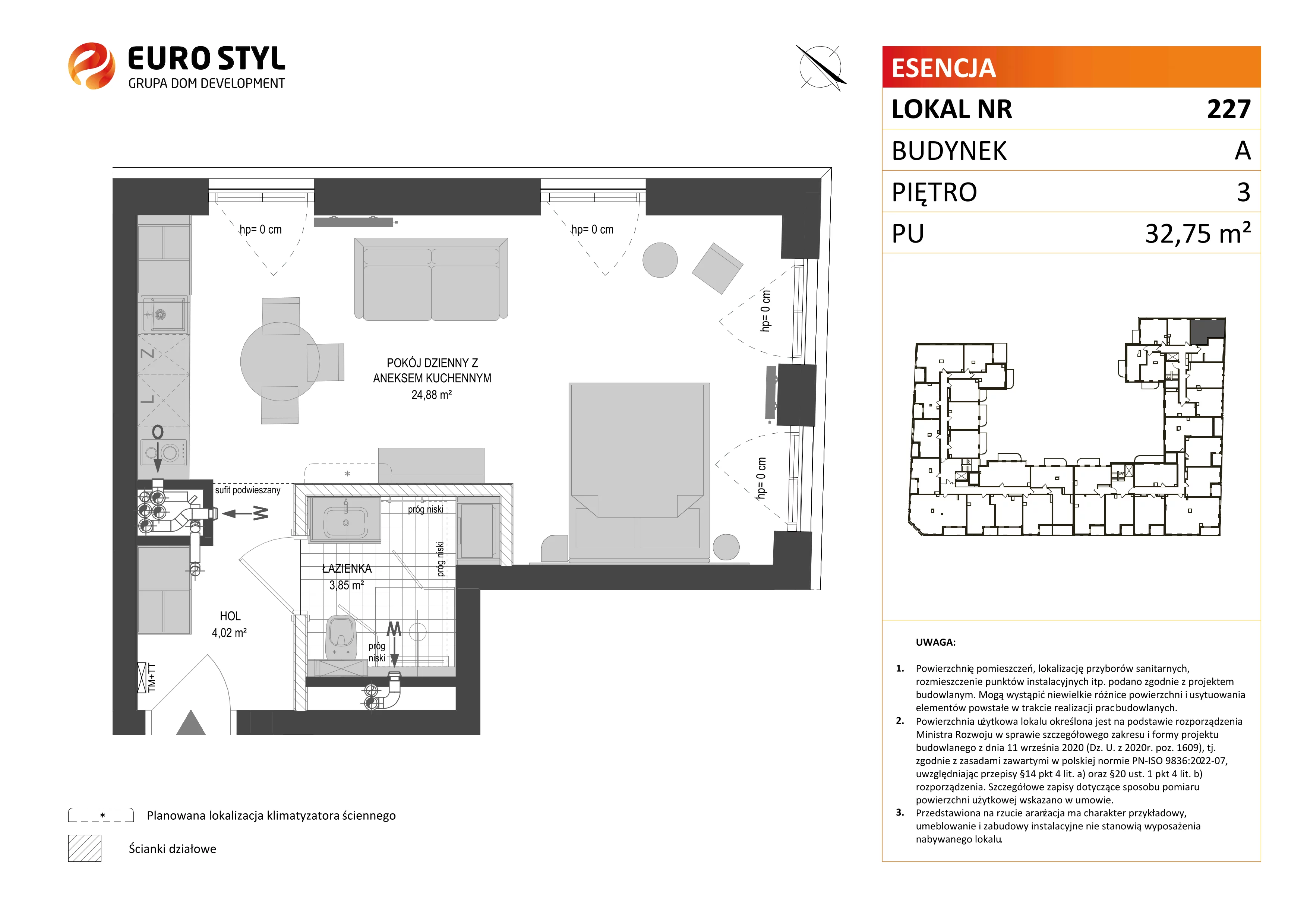 Lokal użytkowy 32,75 m², oferta nr A/227, Esencja - lokale usługowe, Gdańsk, Śródmieście, Dolne Miasto, ul. Kamienna Grobla / Jałmużnicza