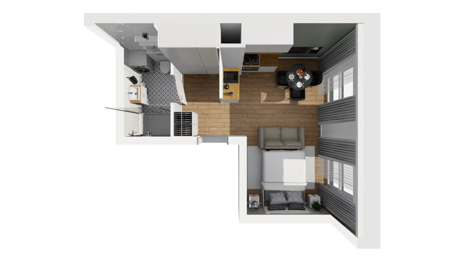 Lokal użytkowy 25,15 m², oferta nr A/231, Esencja - lokale usługowe, Gdańsk, Śródmieście, Dolne Miasto, ul. Kamienna Grobla / Jałmużnicza