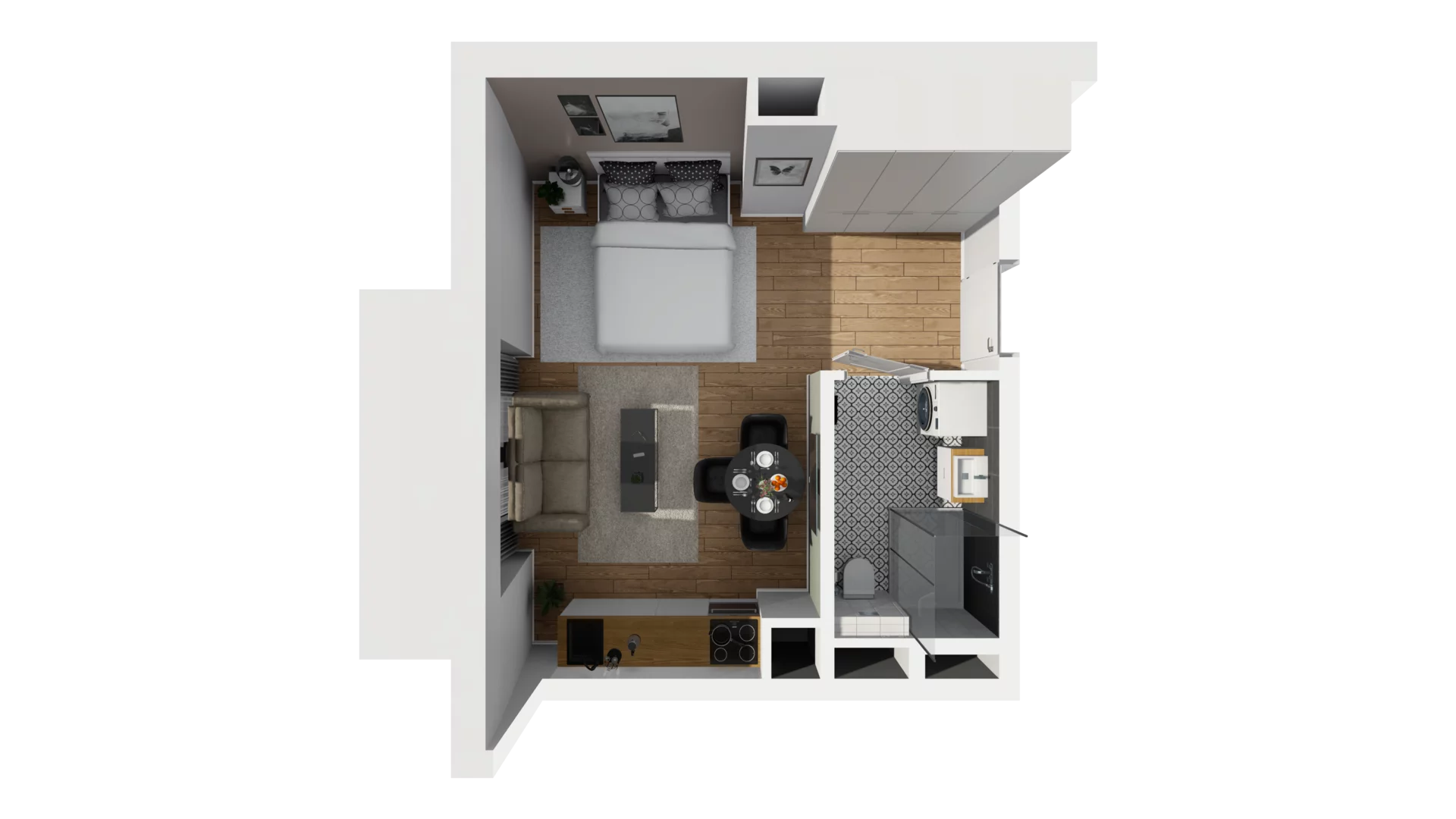 Lokal użytkowy 26,95 m², oferta nr A/234, Esencja - lokale usługowe, Gdańsk, Śródmieście, Dolne Miasto, ul. Kamienna Grobla / Jałmużnicza