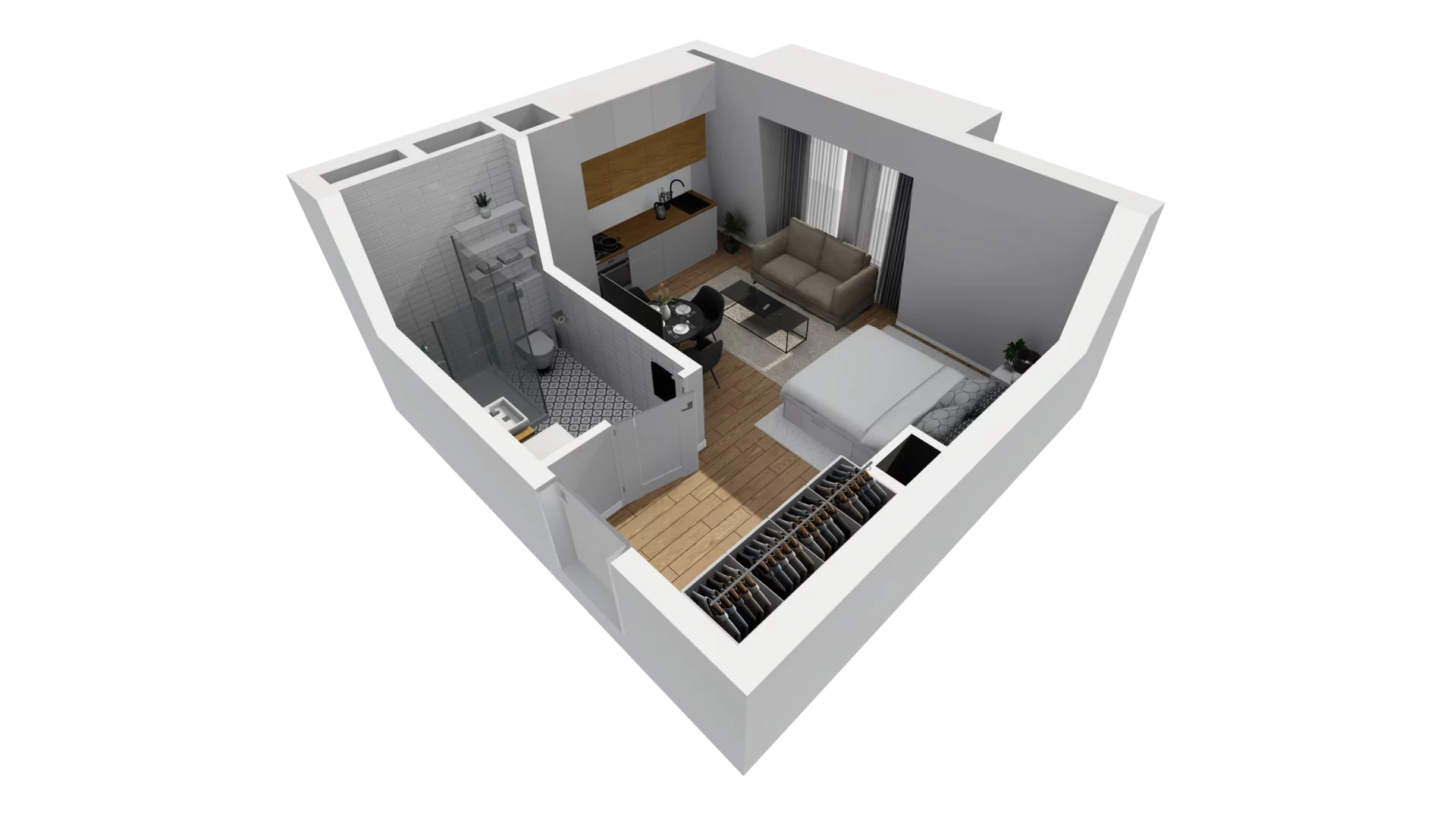 Lokal użytkowy 26,95 m², oferta nr A/234, Esencja - lokale usługowe, Gdańsk, Śródmieście, Dolne Miasto, ul. Kamienna Grobla / Jałmużnicza