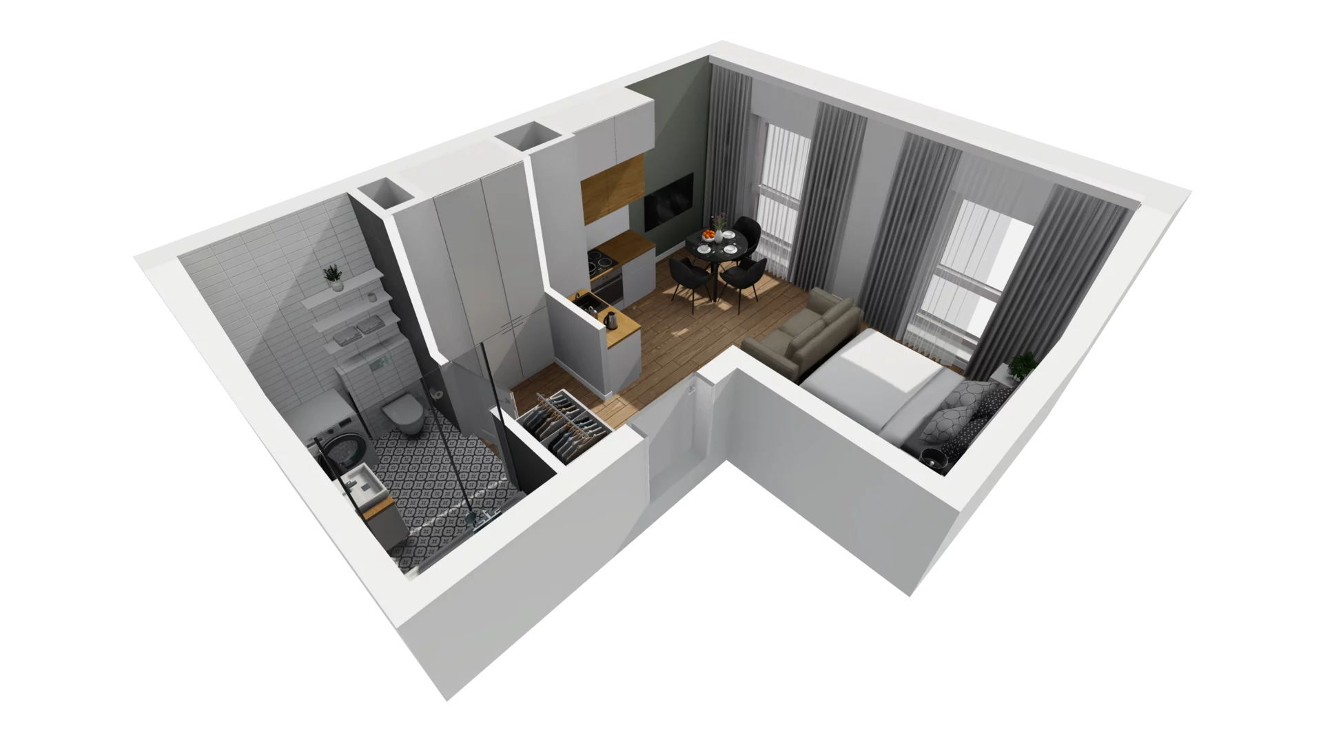 Lokal użytkowy 25,12 m², oferta nr A/238, Esencja - lokale usługowe, Gdańsk, Śródmieście, Dolne Miasto, ul. Kamienna Grobla / Jałmużnicza