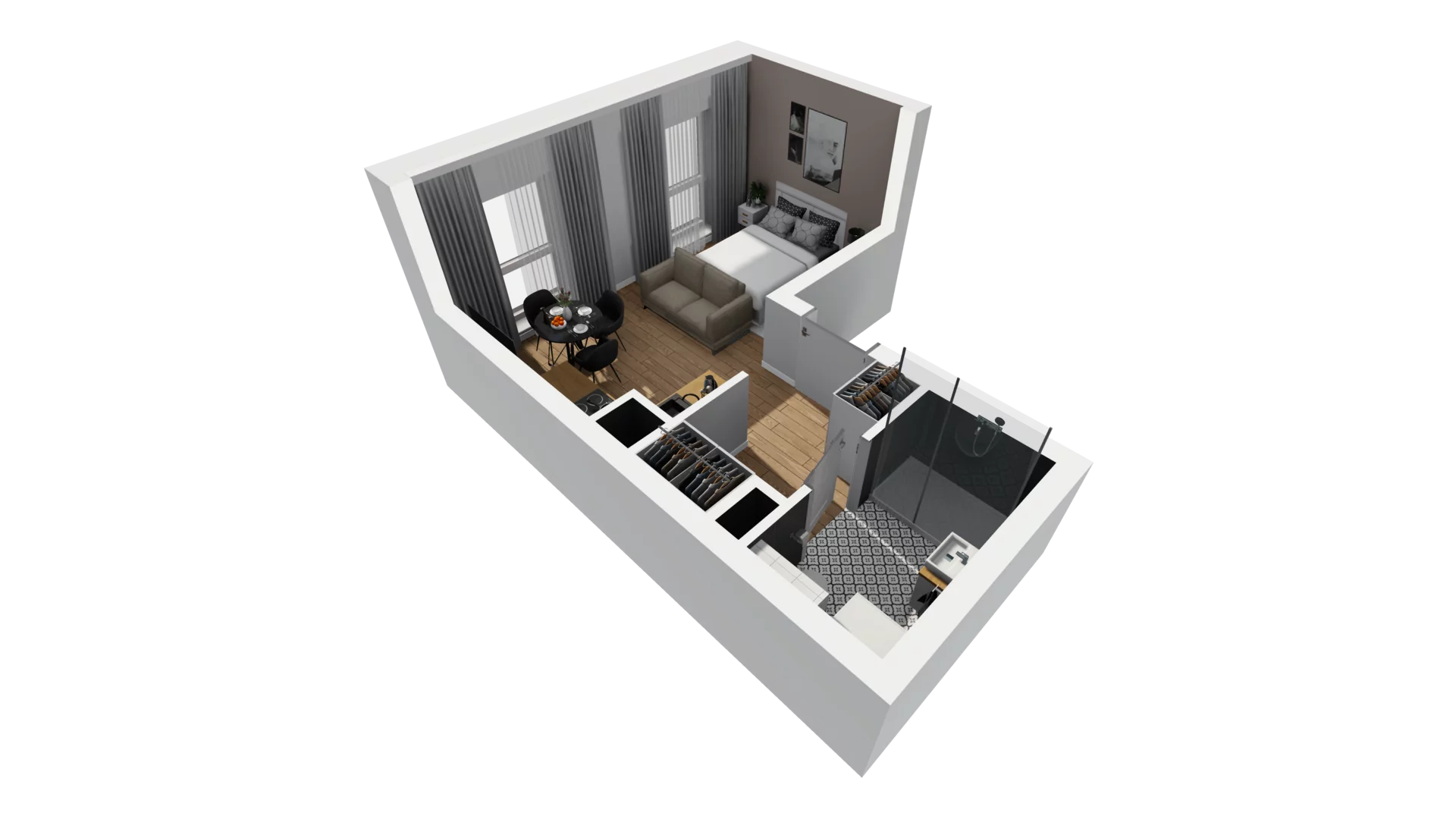 Lokal użytkowy 25,12 m², oferta nr A/238, Esencja - lokale usługowe, Gdańsk, Śródmieście, Dolne Miasto, ul. Kamienna Grobla / Jałmużnicza