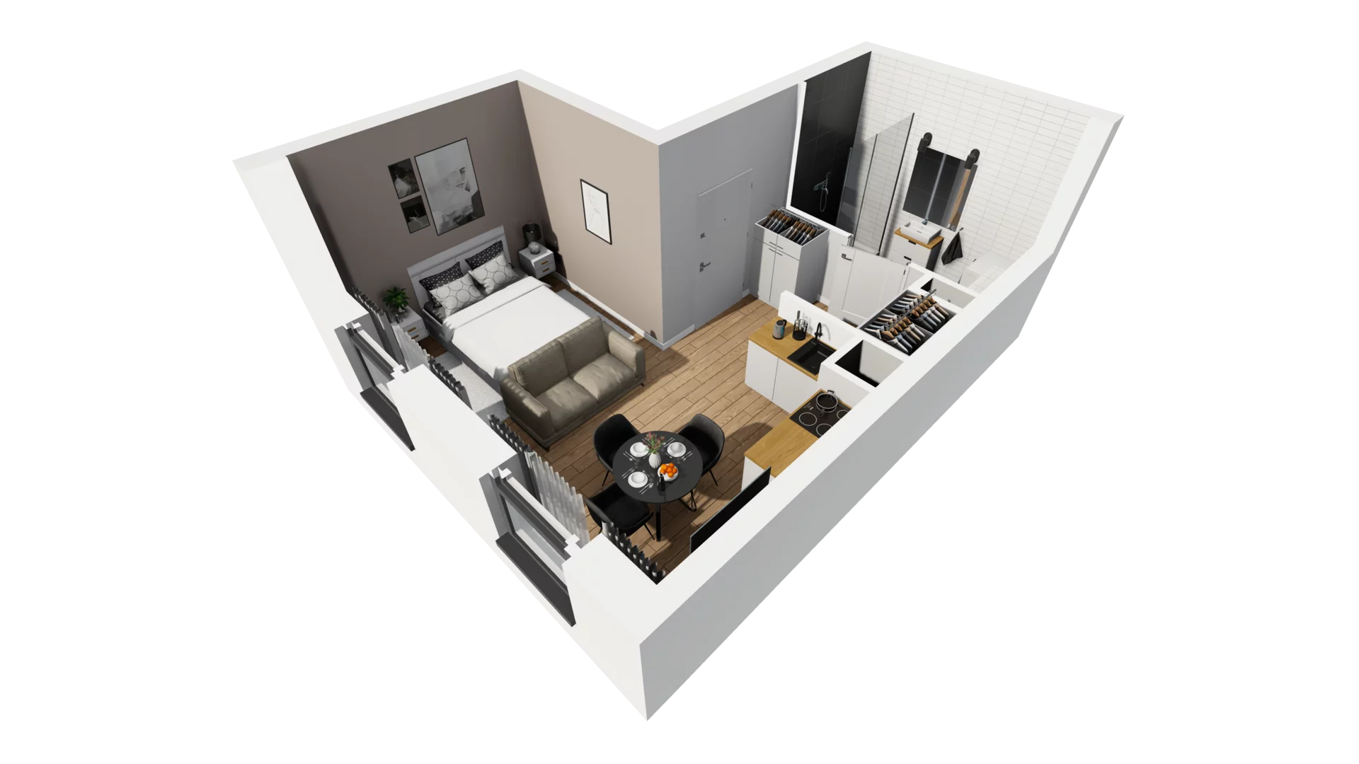 Lokal użytkowy 25,12 m², oferta nr A/238, Esencja - lokale usługowe, Gdańsk, Śródmieście, Dolne Miasto, ul. Kamienna Grobla / Jałmużnicza