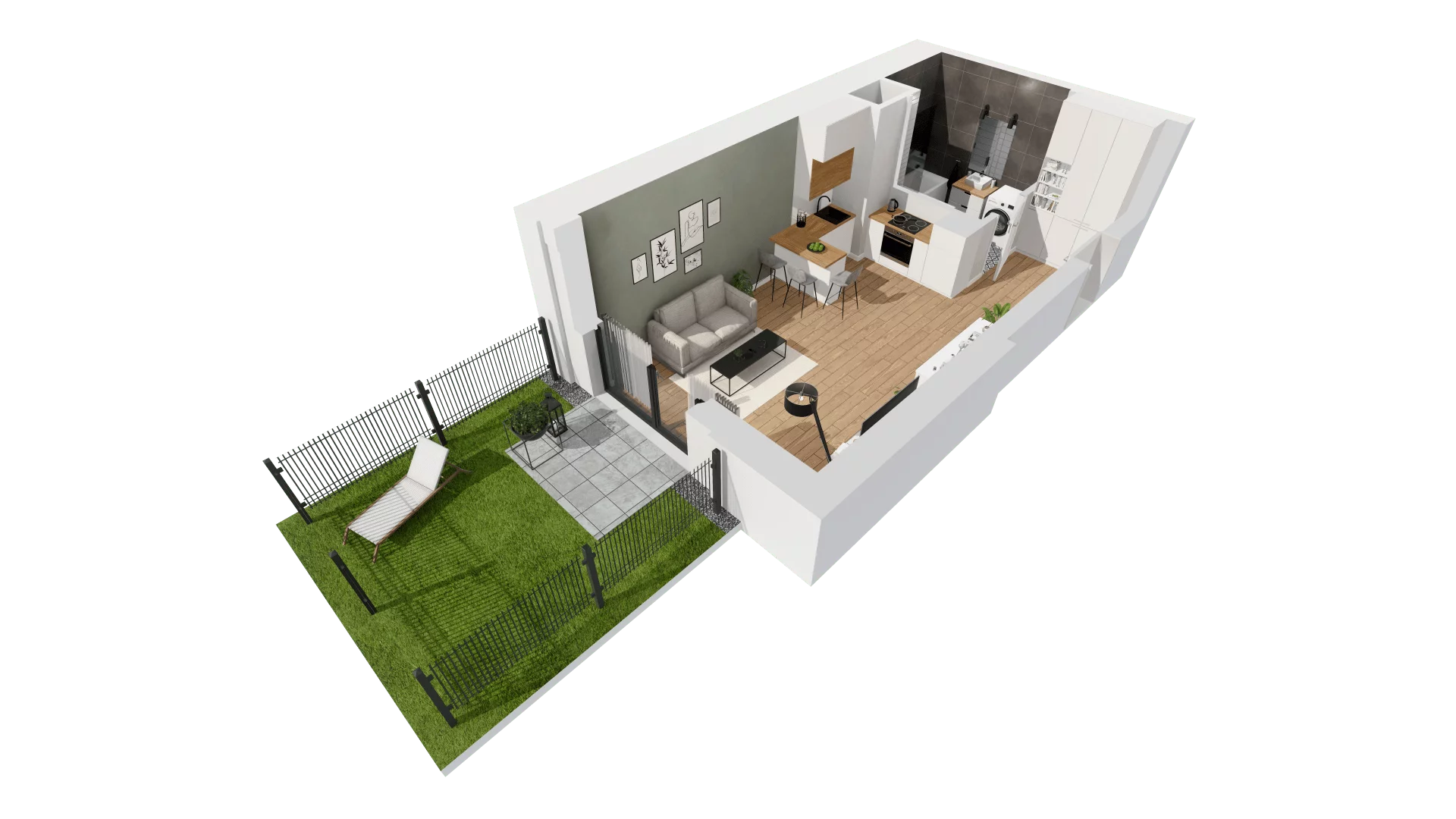 Mieszkanie 29,44 m², piętro 1, oferta nr G/151, DOKI Living - etap II, Gdańsk, Śródmieście, ul. Aleja Doki