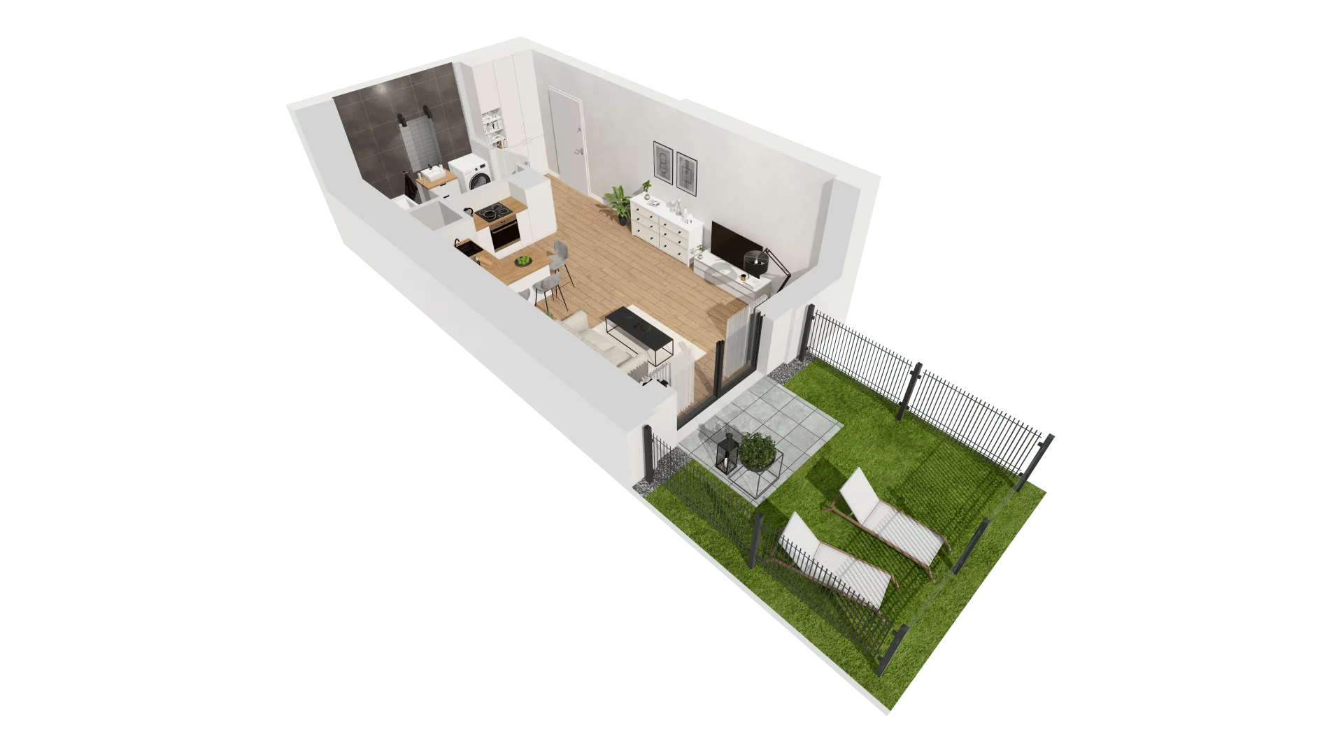 Mieszkanie 29,44 m², piętro 1, oferta nr G/71, DOKI Living - etap II, Gdańsk, Śródmieście, ul. Aleja Doki